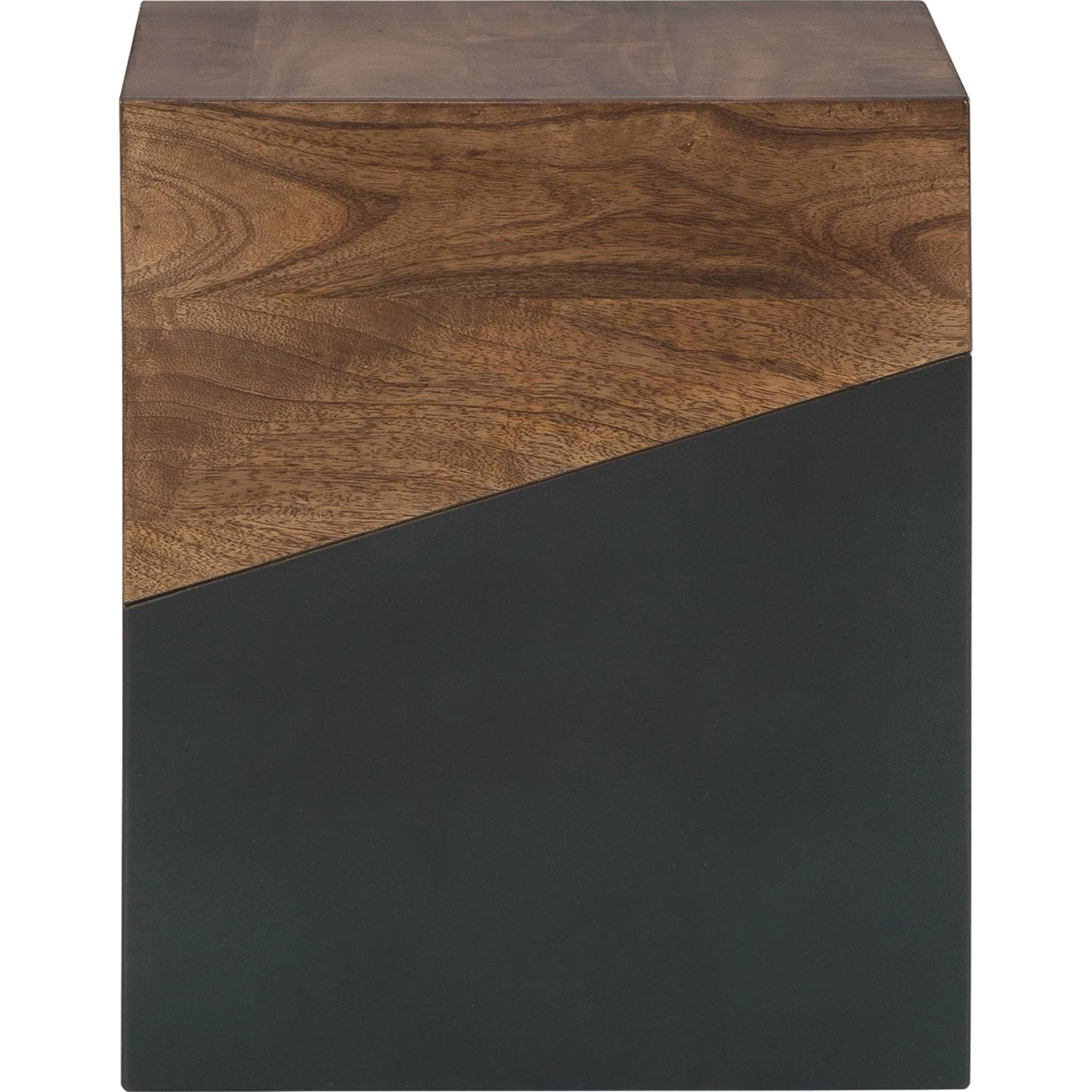 Trailbend Accent Table - Brown/Gunmetal - Image 4
