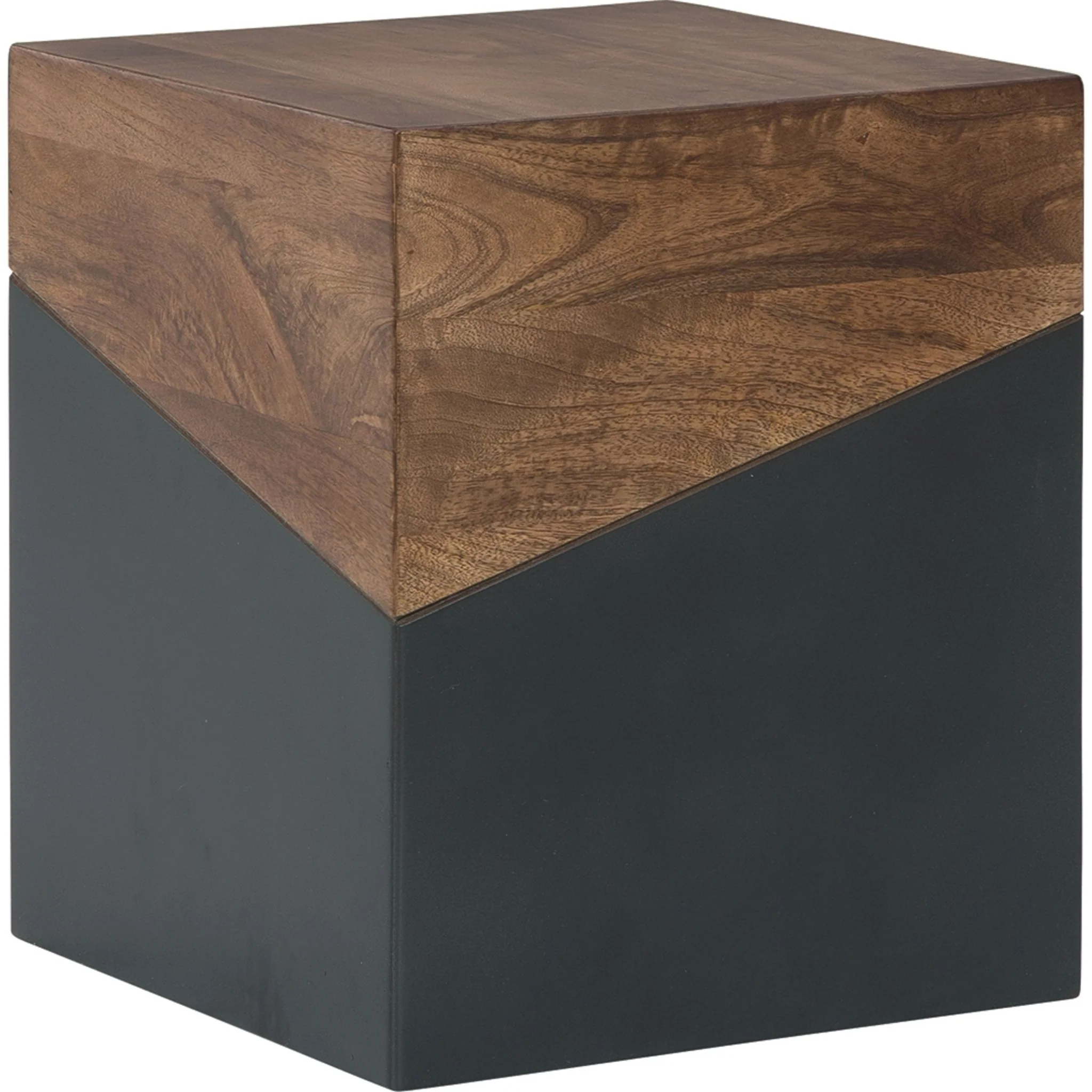 Trailbend Accent Table - Brown/Gunmetal - Image 5