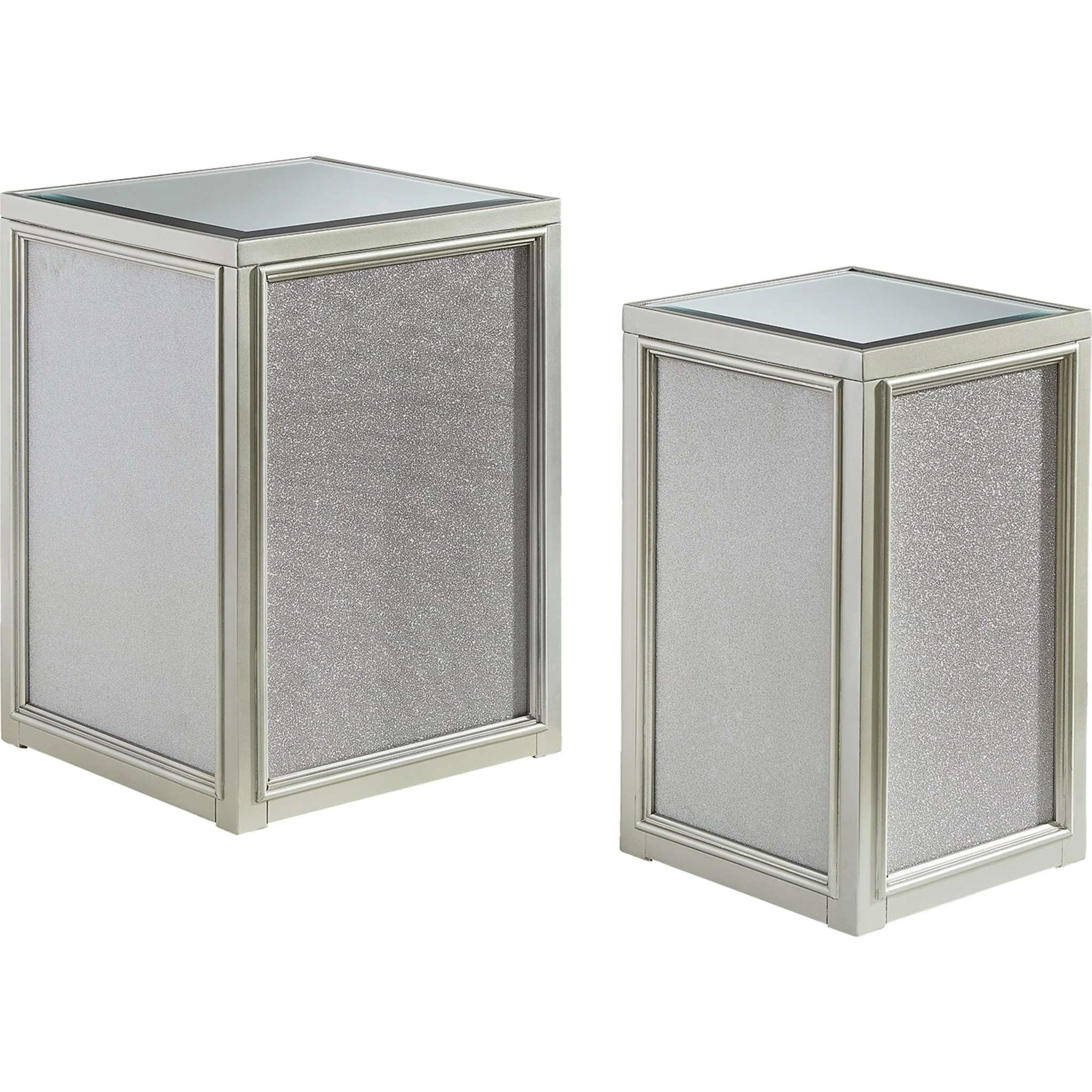 Traleena Accent Table (Set of 2) - Silver Finish