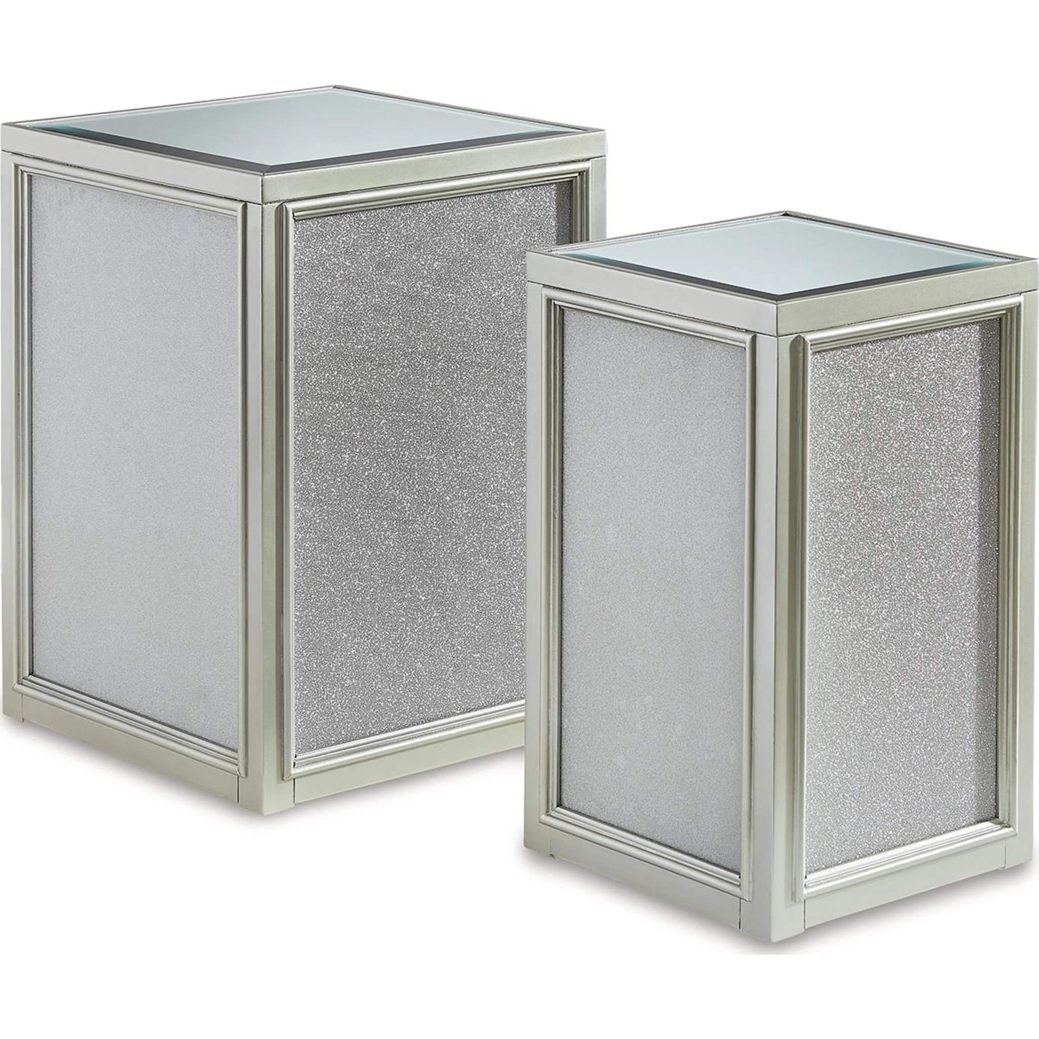 Traleena Accent Table (Set of 2) - Silver Finish - Image 11