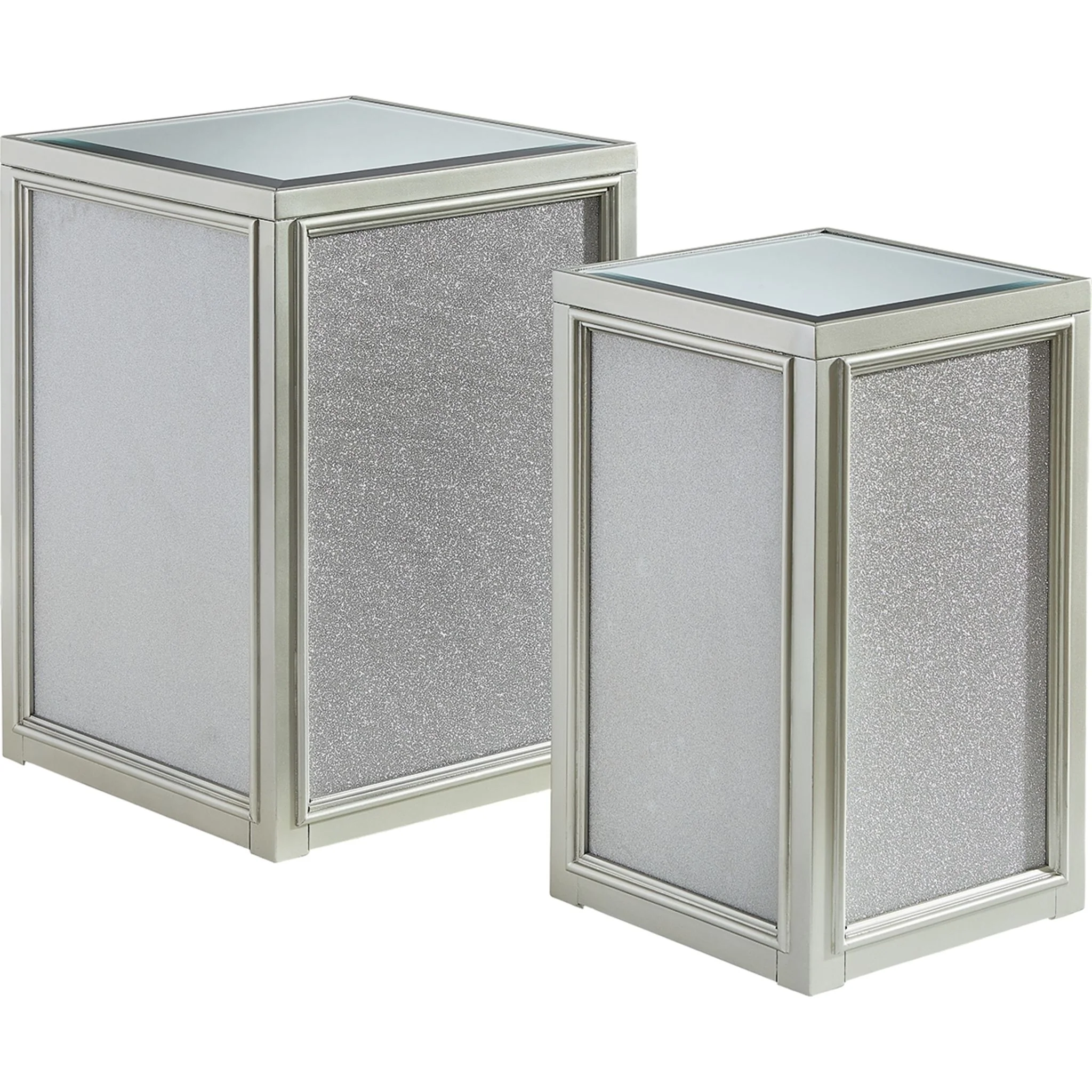 Traleena Accent Table (Set of 2) - Silver Finish - Image 3