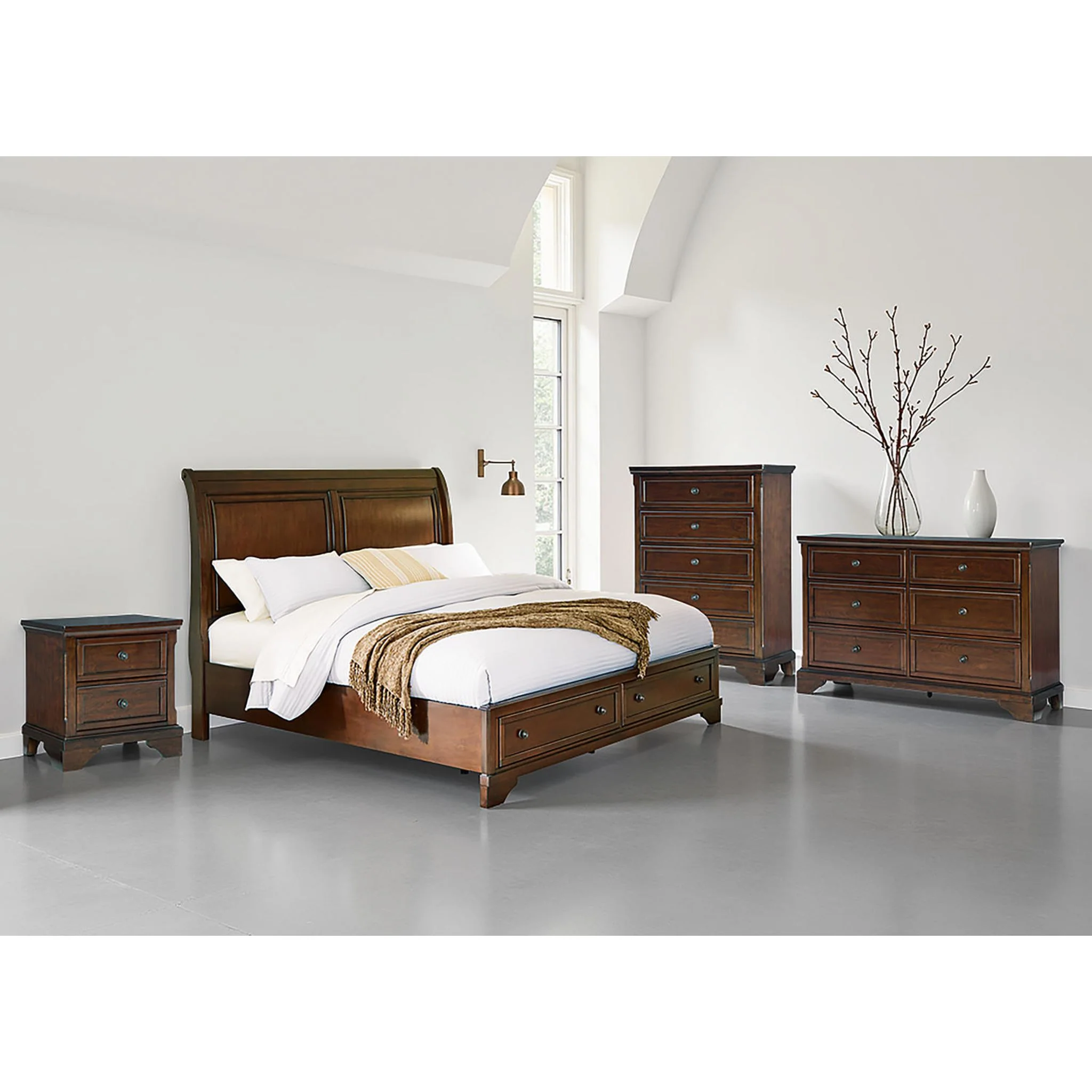 Trellington Queen Sleigh Storage Bed - Image 3