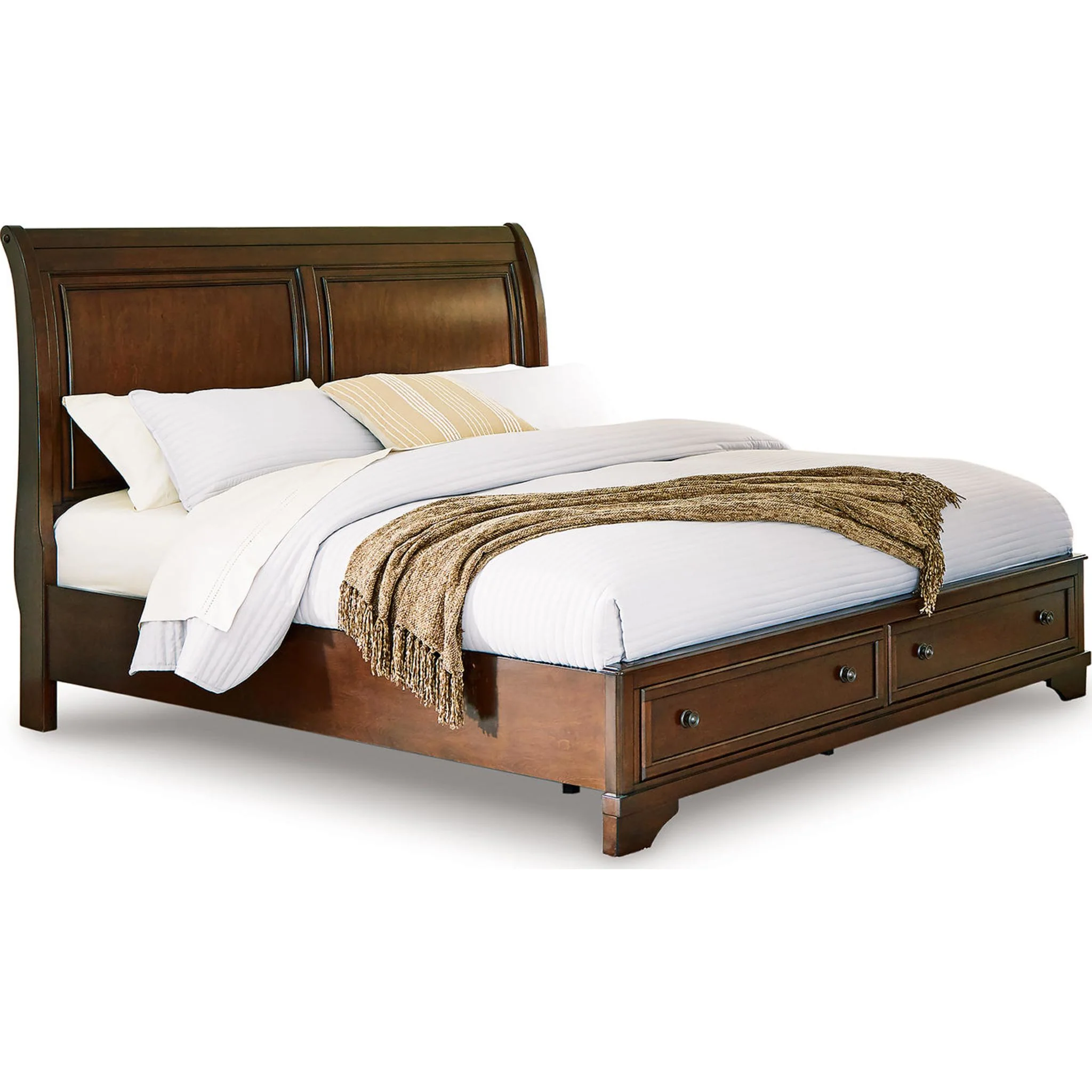 Trellington Queen Sleigh Storage Bed - Image 4