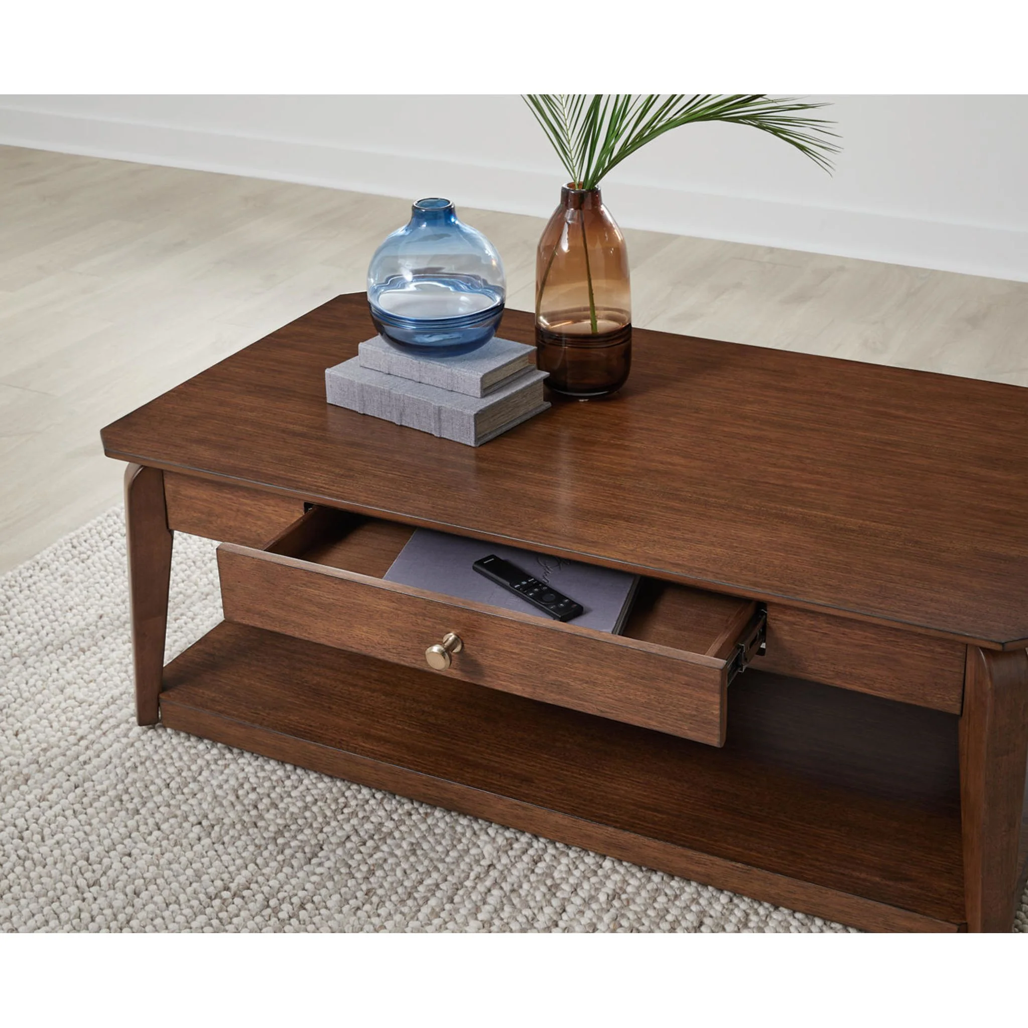 Trenmour Coffee Table - Medium Brown - Image 9