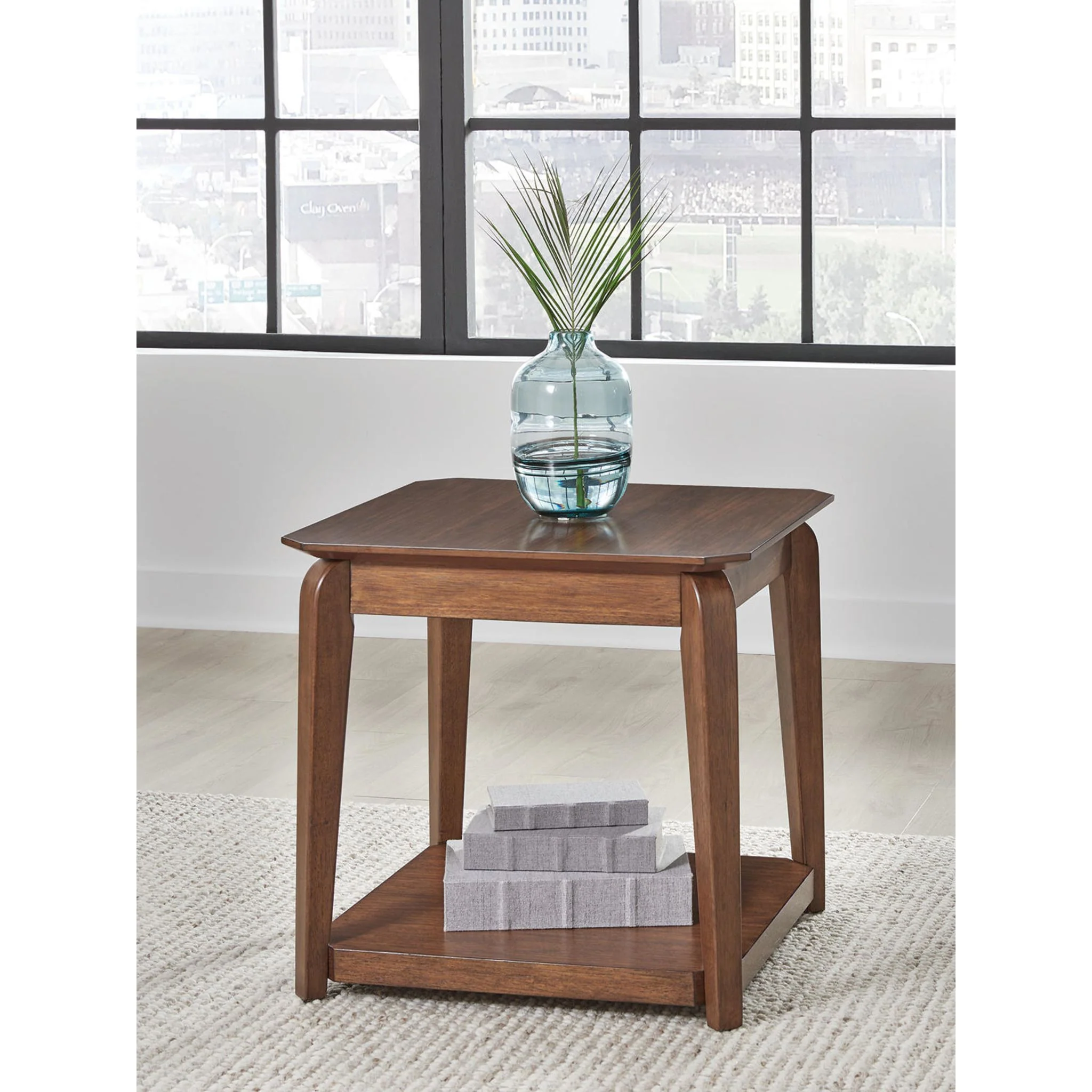 Trenmour End Table - Medium Brown - Image 4