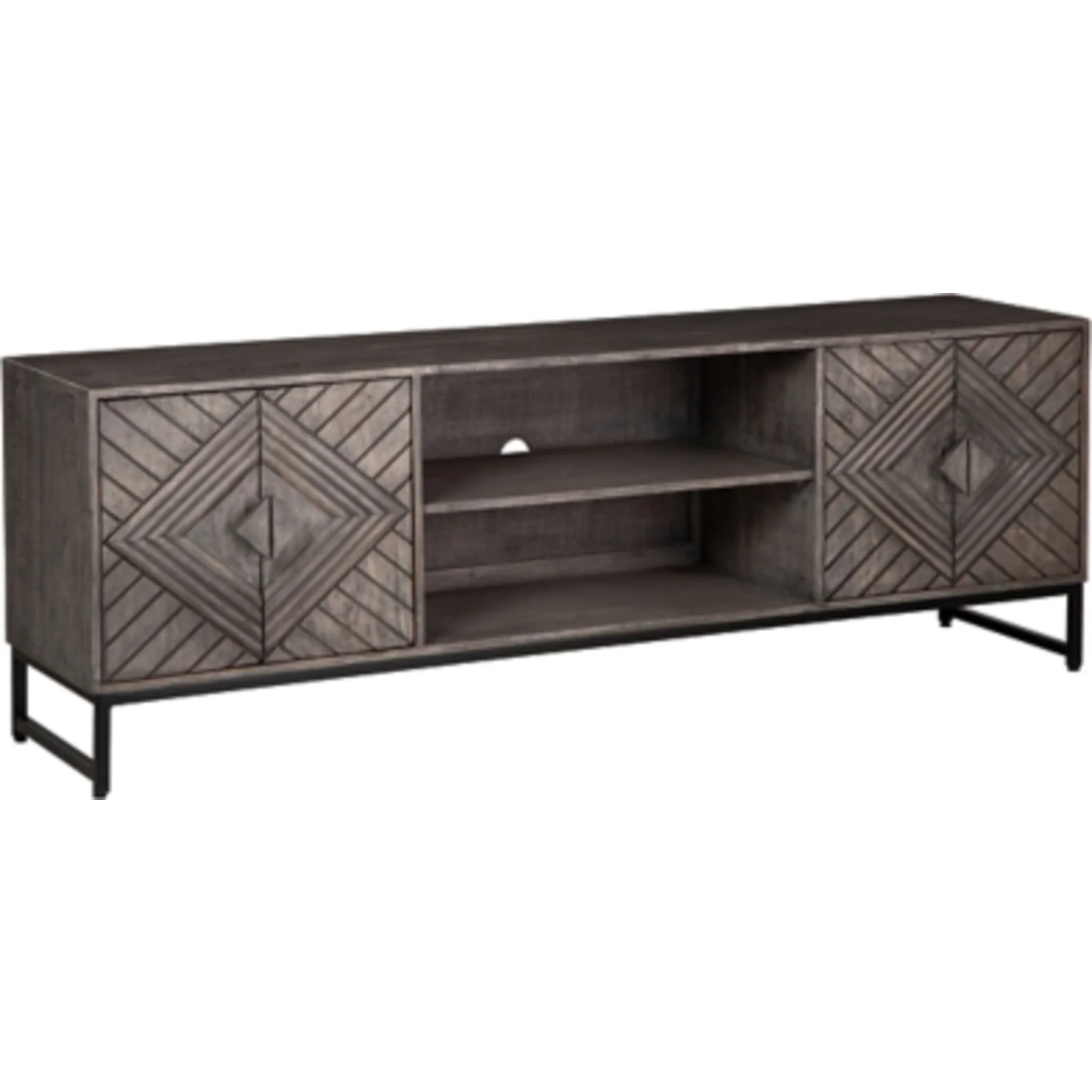 Treybrook Accent Cabinet - Distressed Gray - Image 3