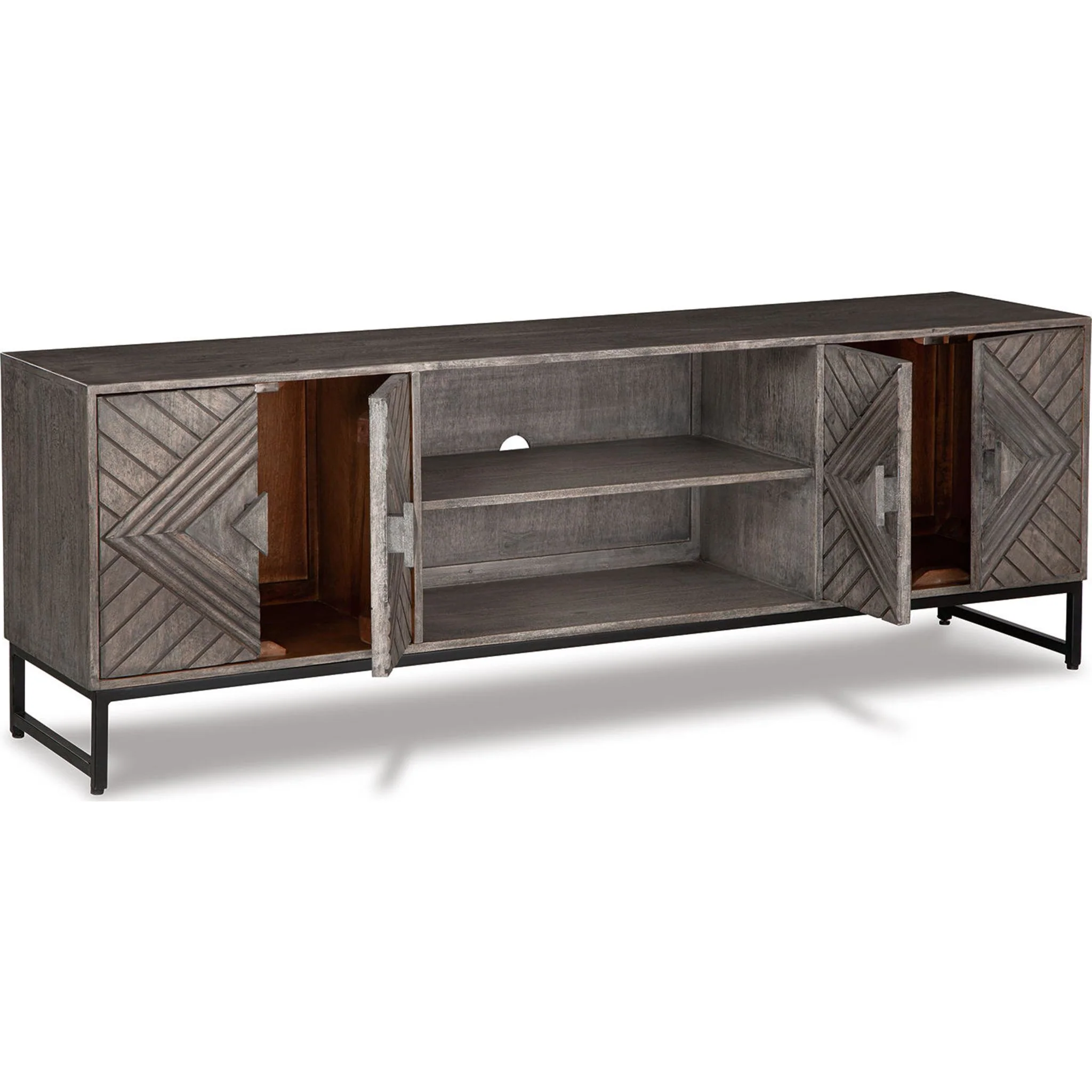 Treybrook Accent Cabinet - Distressed Gray - Image 5