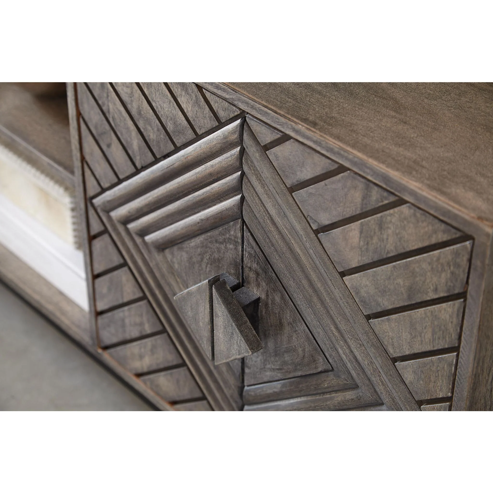 Treybrook Accent Cabinet - Distressed Gray - Image 7
