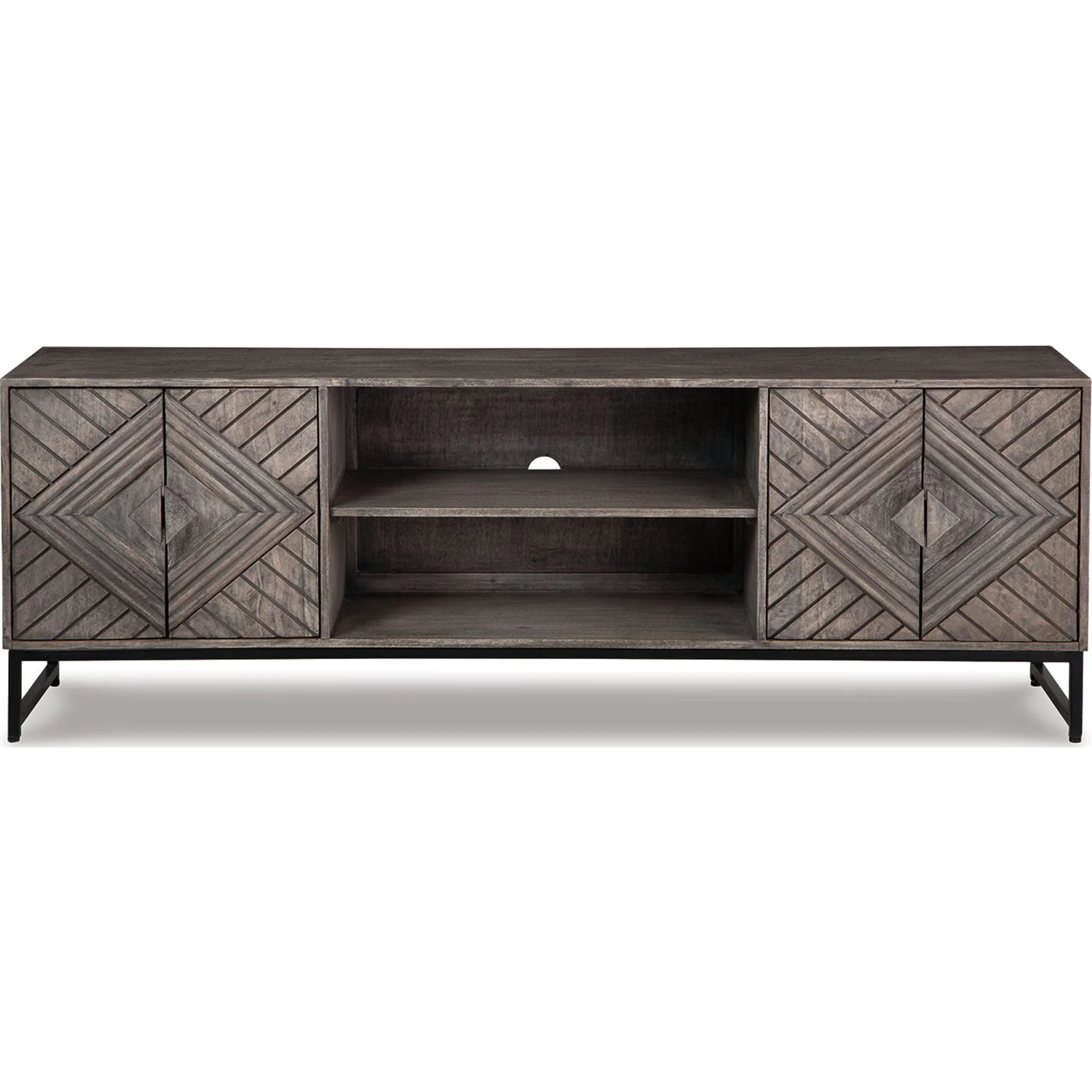 Treybrook Accent Cabinet - Distressed Gray - Image 8