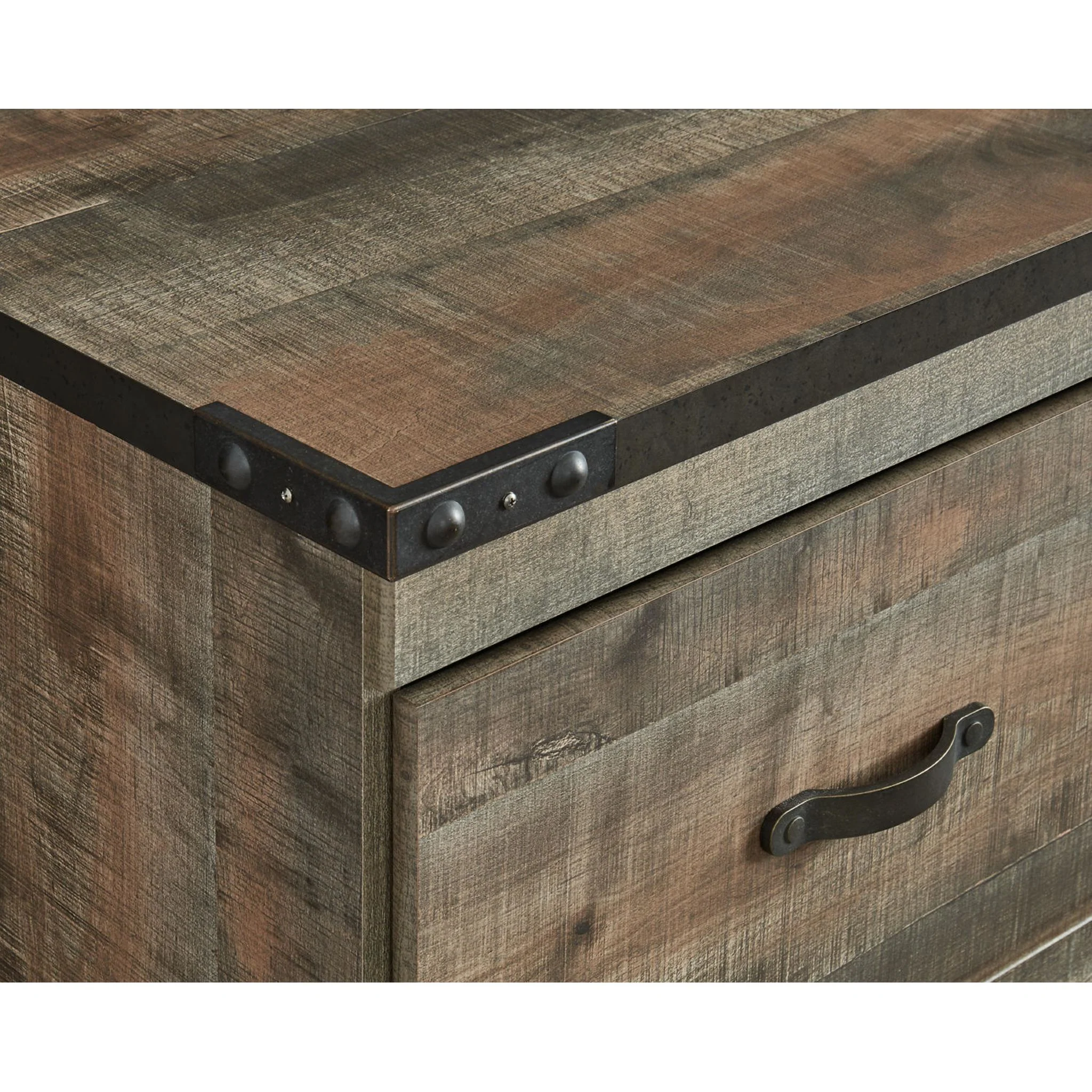 Trinell 4 Piece Entertainment Unit - Brown - Image 3