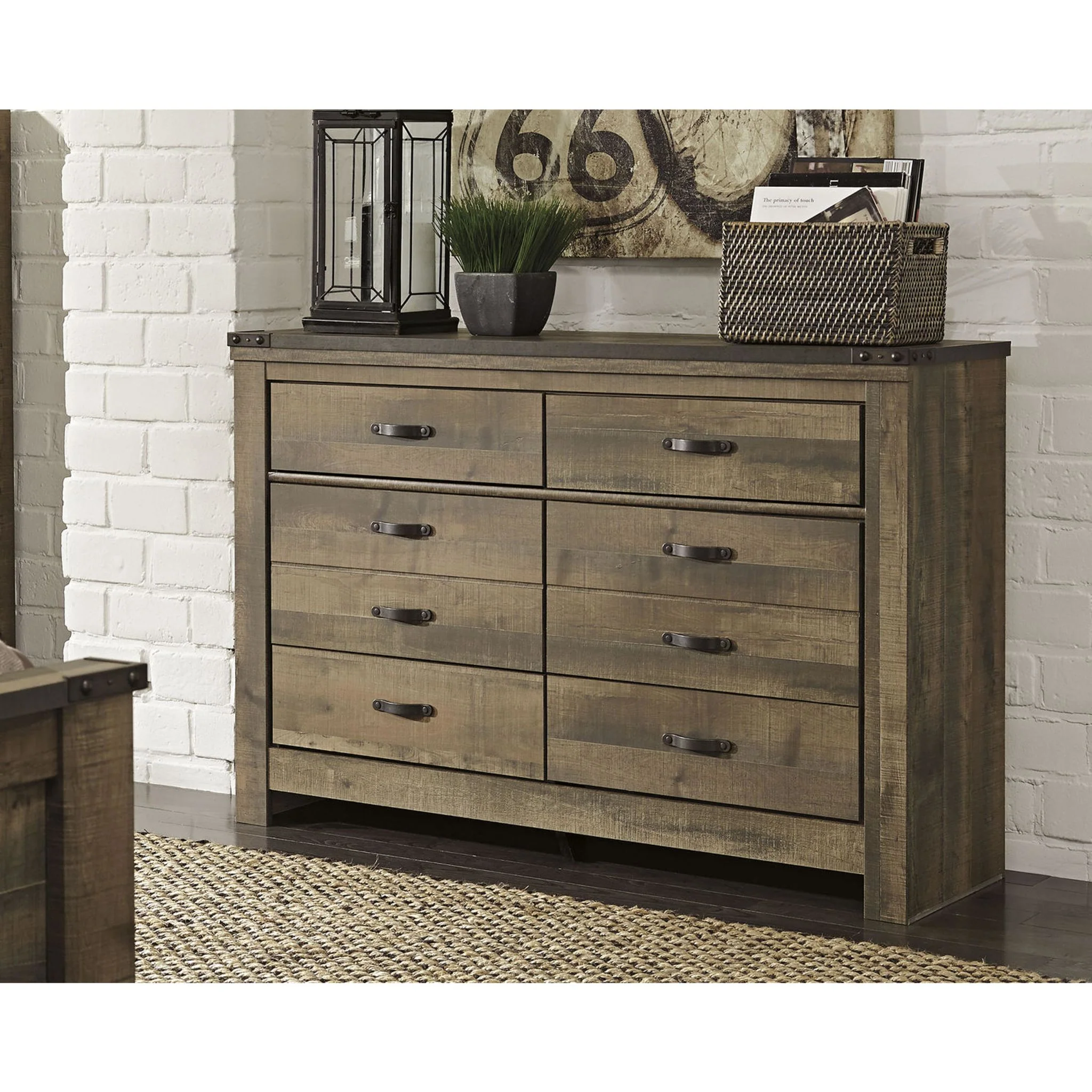 Trinell Dresser - Brown - Image 2