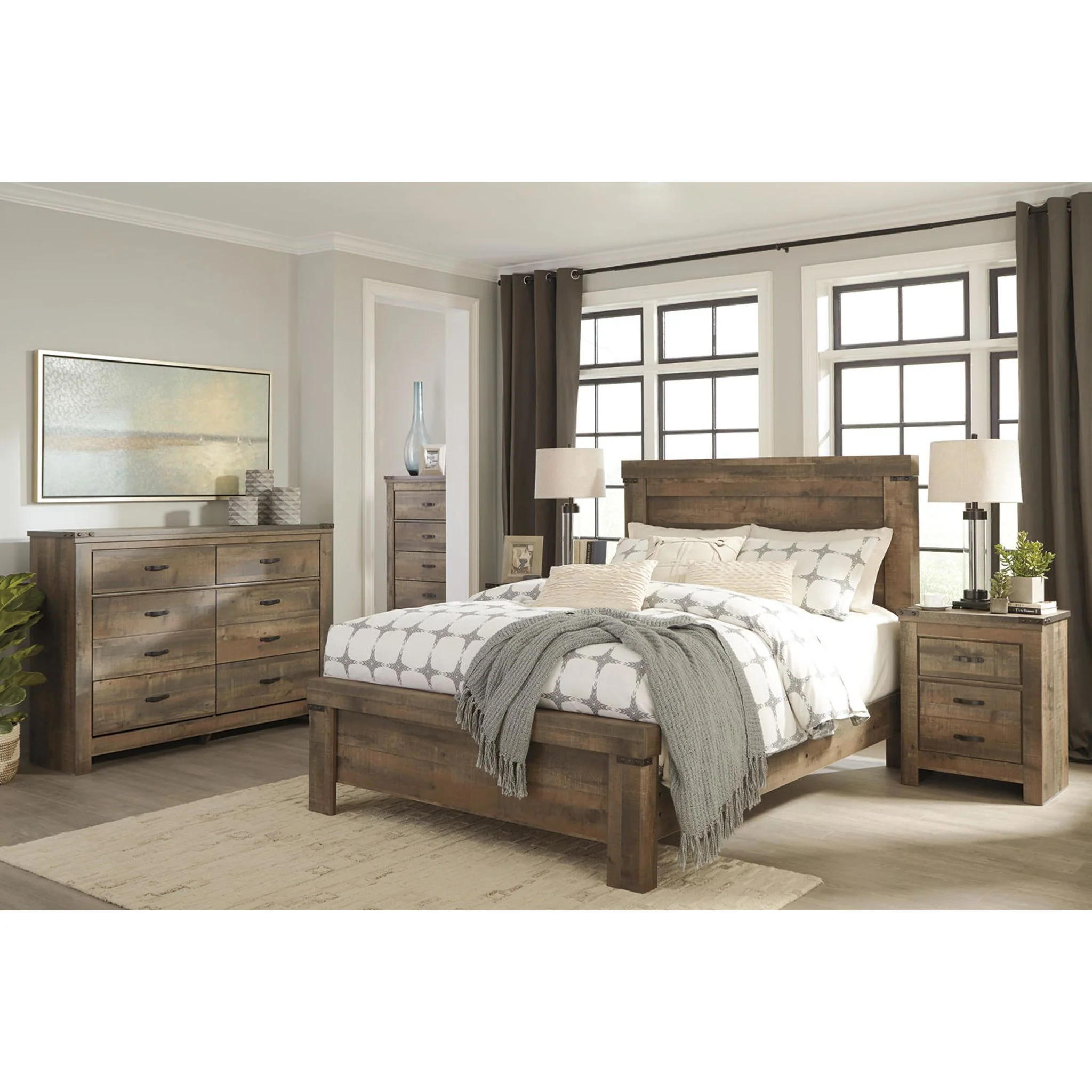 Trinell Dresser - Brown - Image 3