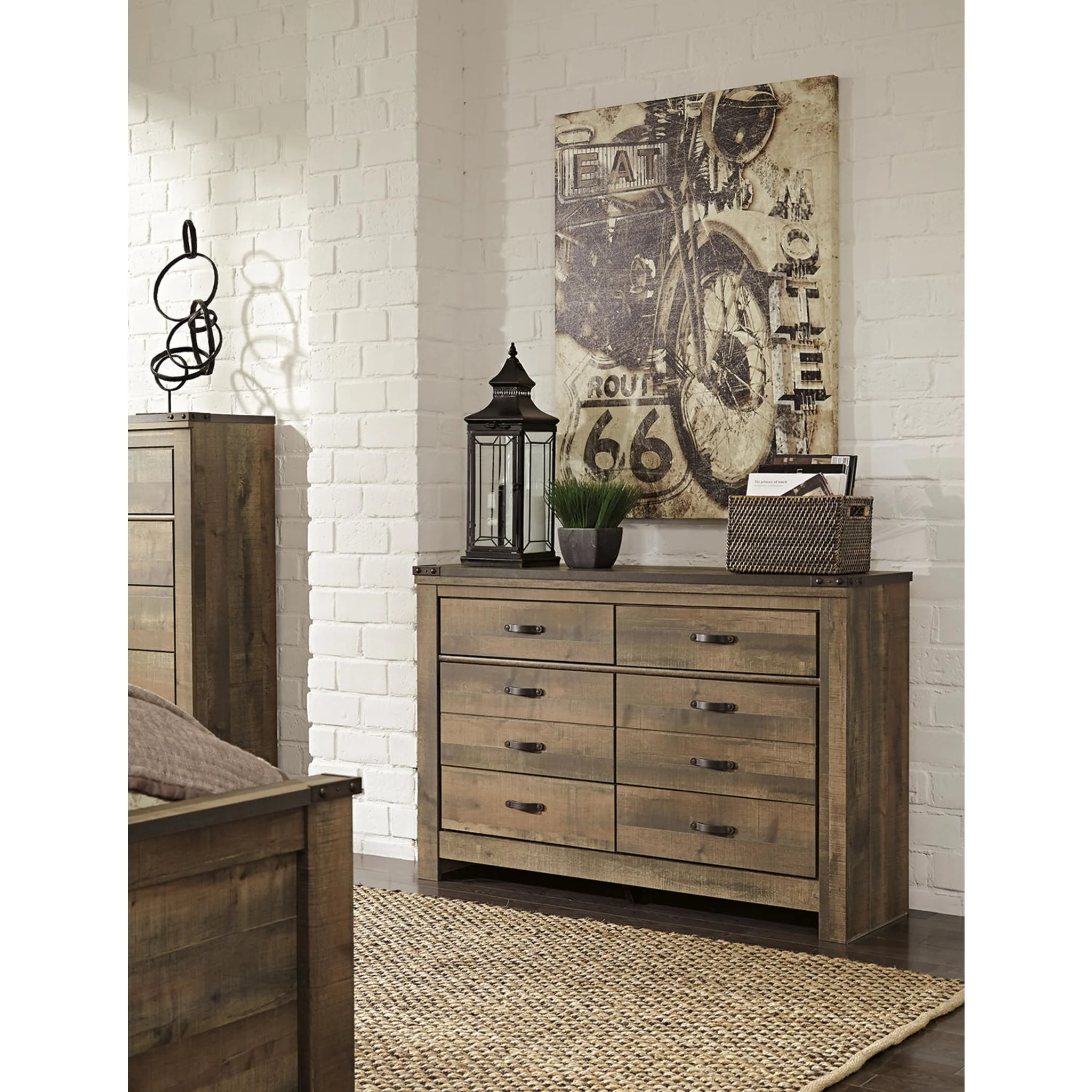 Trinell Dresser - Brown - Image 5