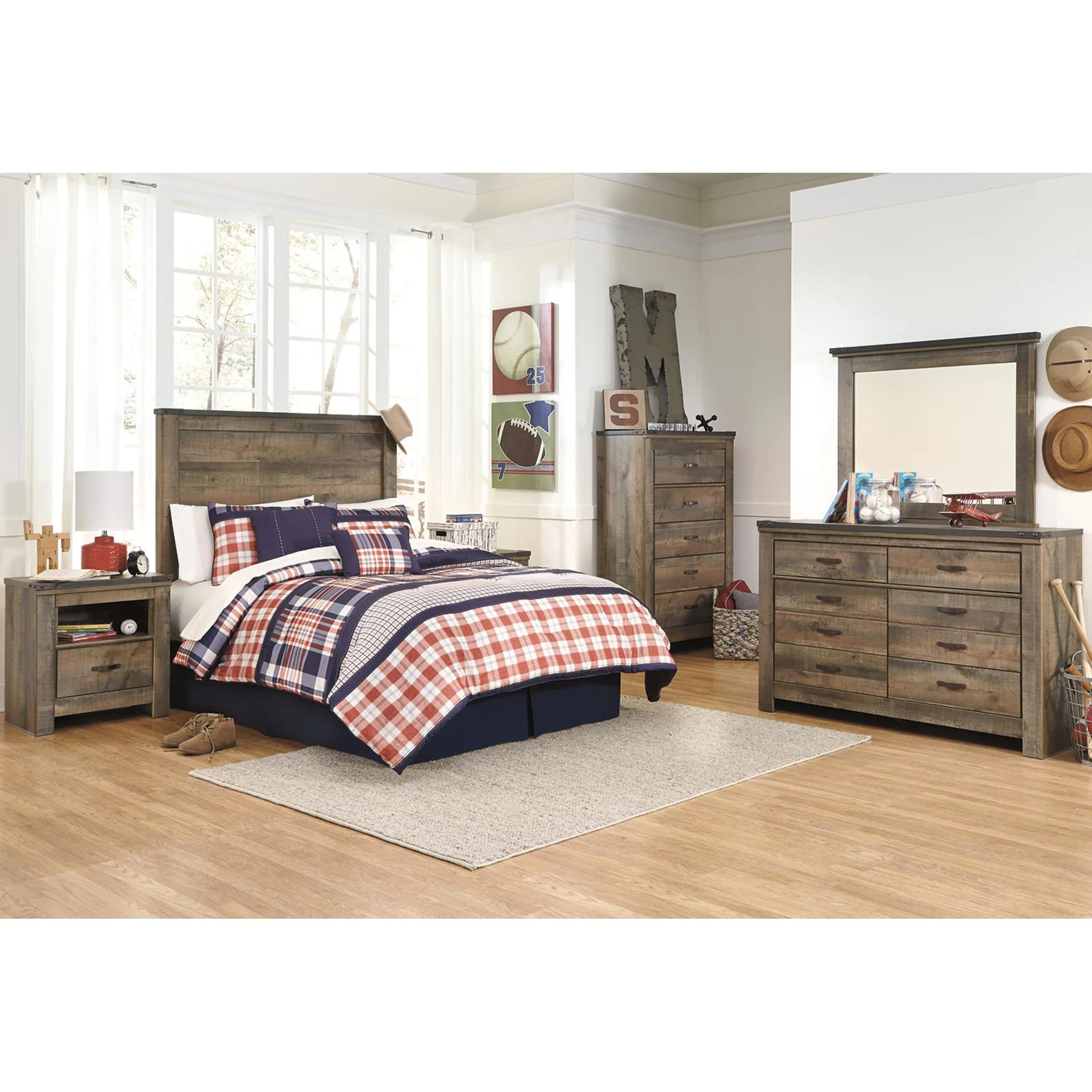 Trinell Full Panel Headboard - Image 12