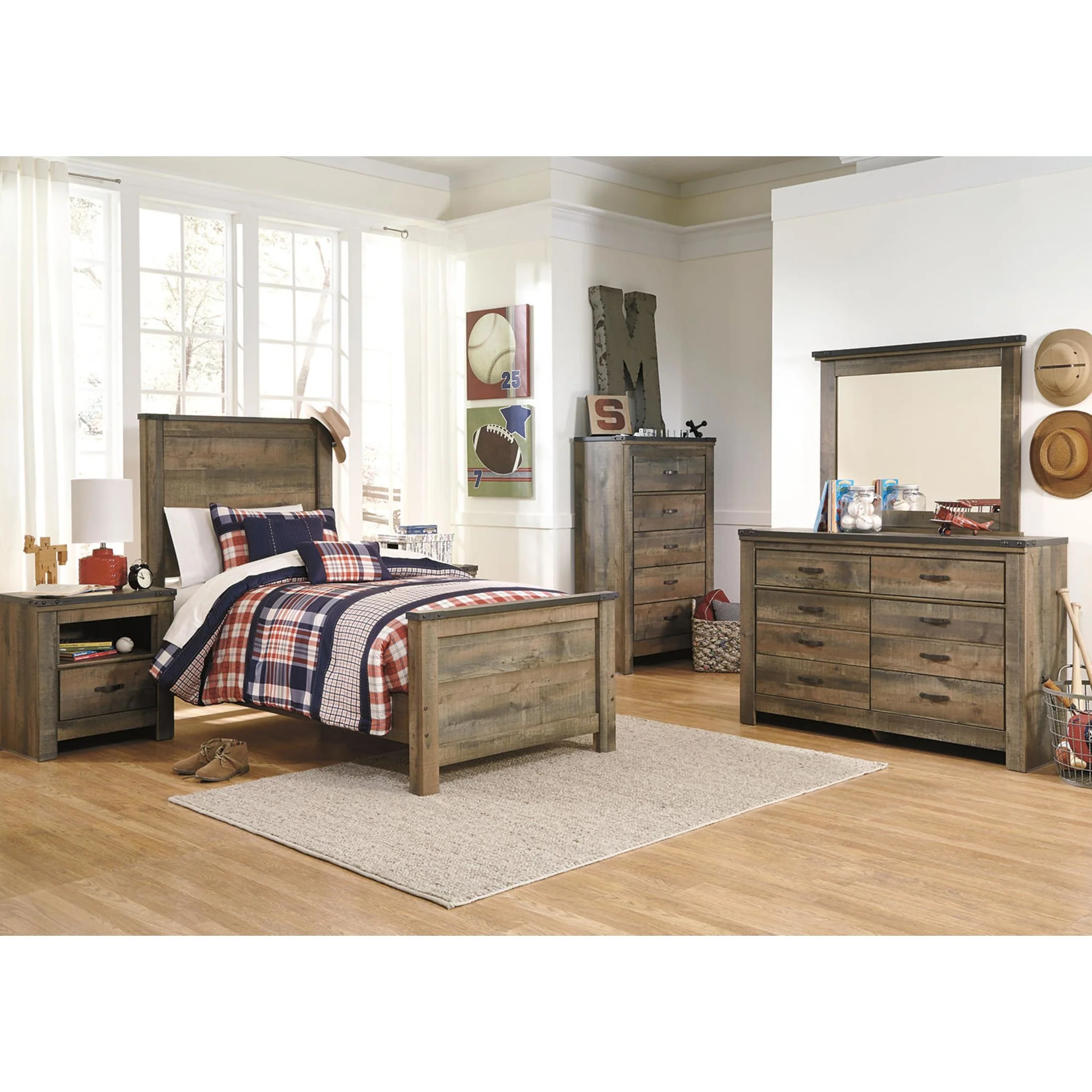 Trinell Full Panel Headboard - Image 22