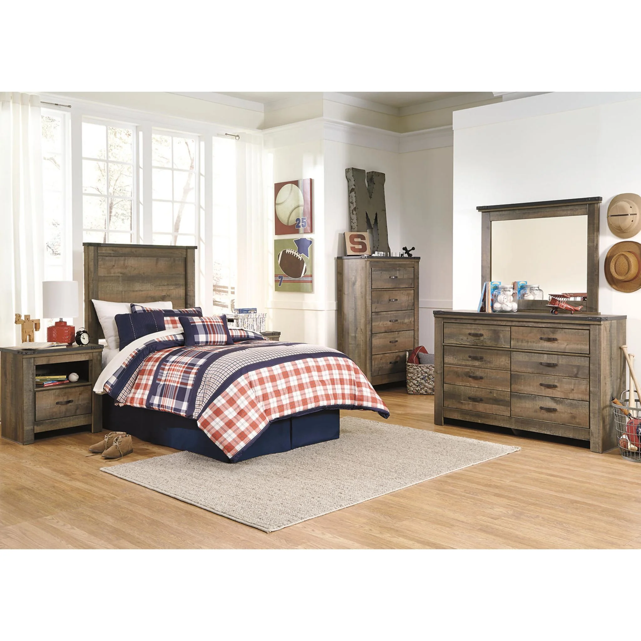 Trinell Full Panel Headboard - Image 38