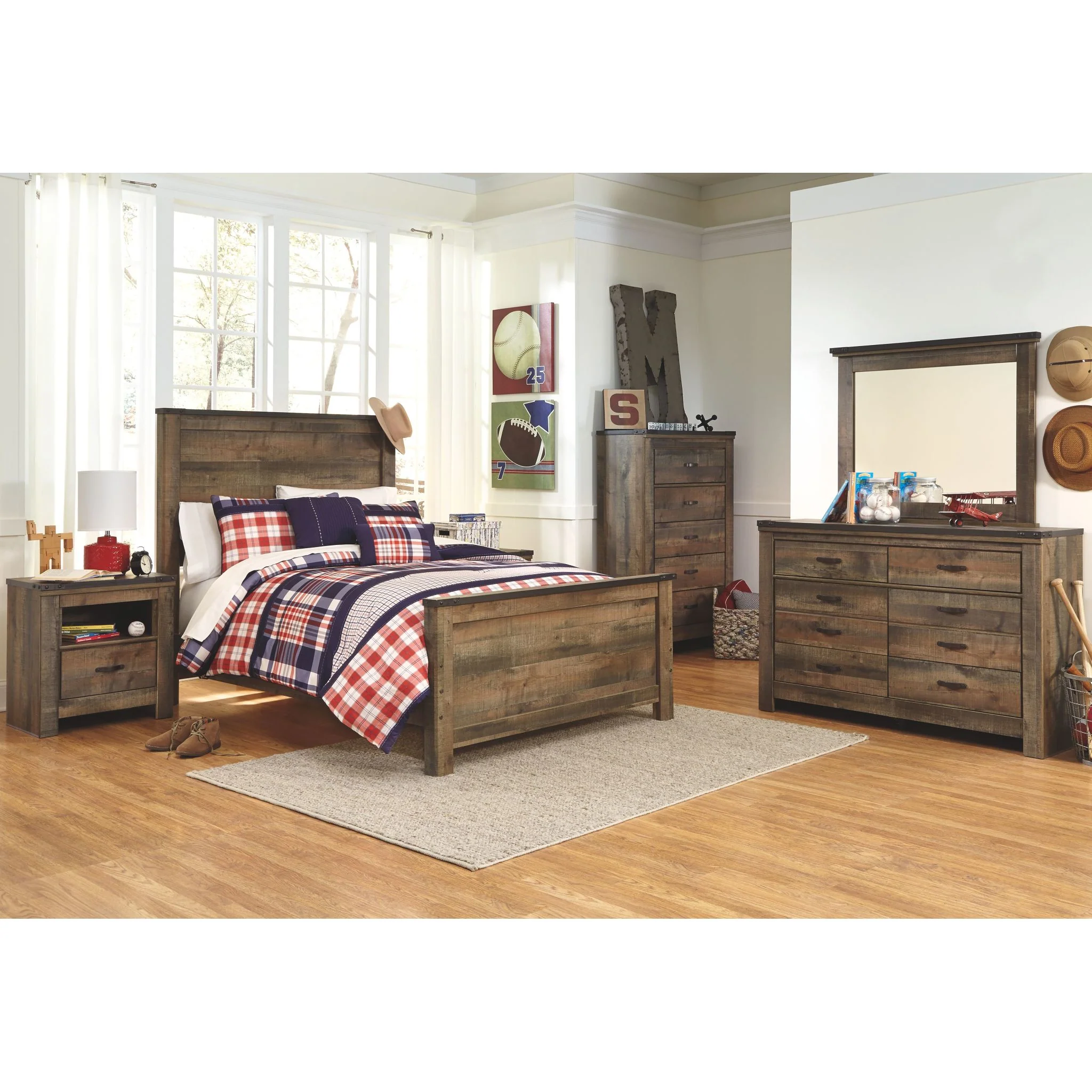 Trinell Full Panel Headboard - Image 8