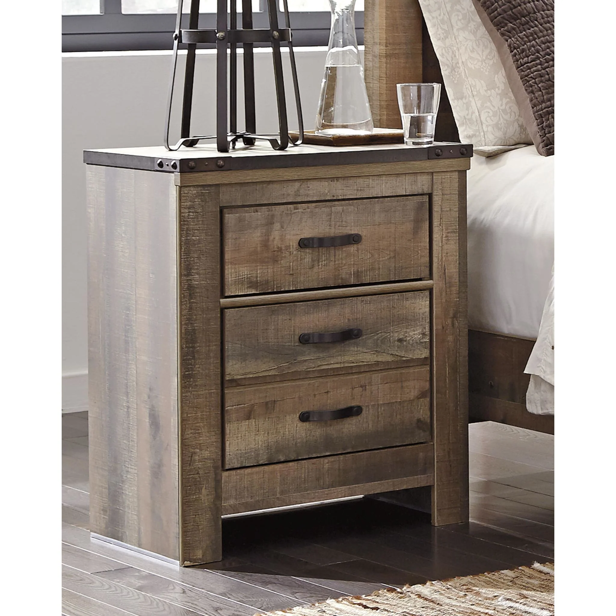 Trinell Nightstand - Rustic - Image 10