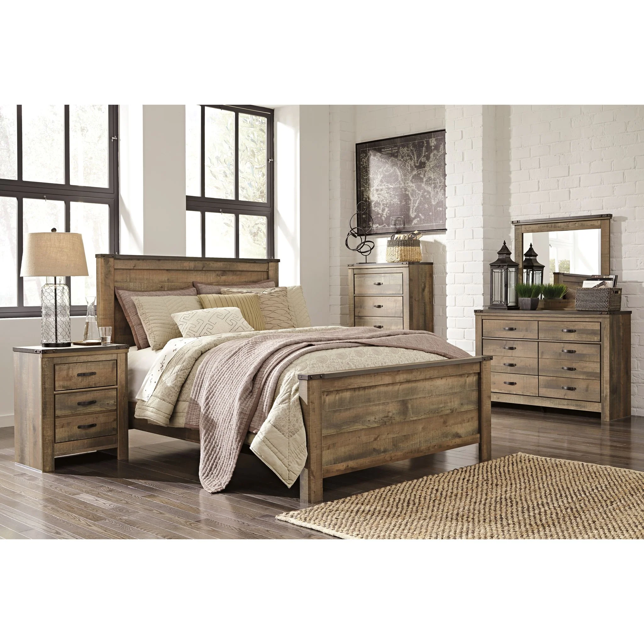 Trinell Nightstand - Rustic - Image 7