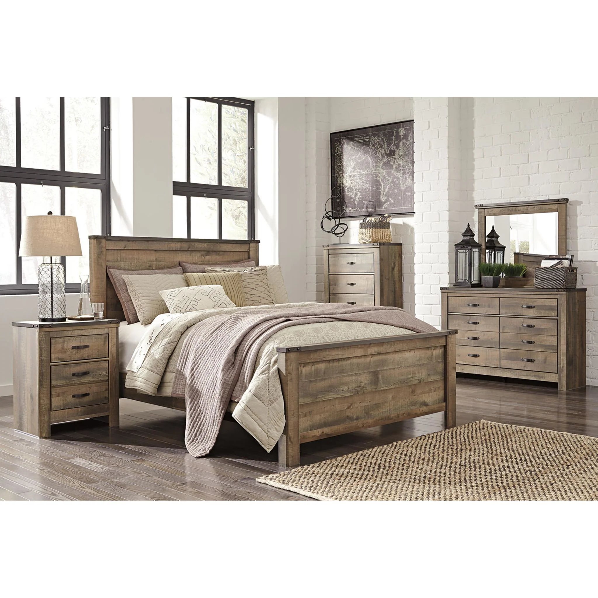 Trinell Nightstand - Rustic - Image 9
