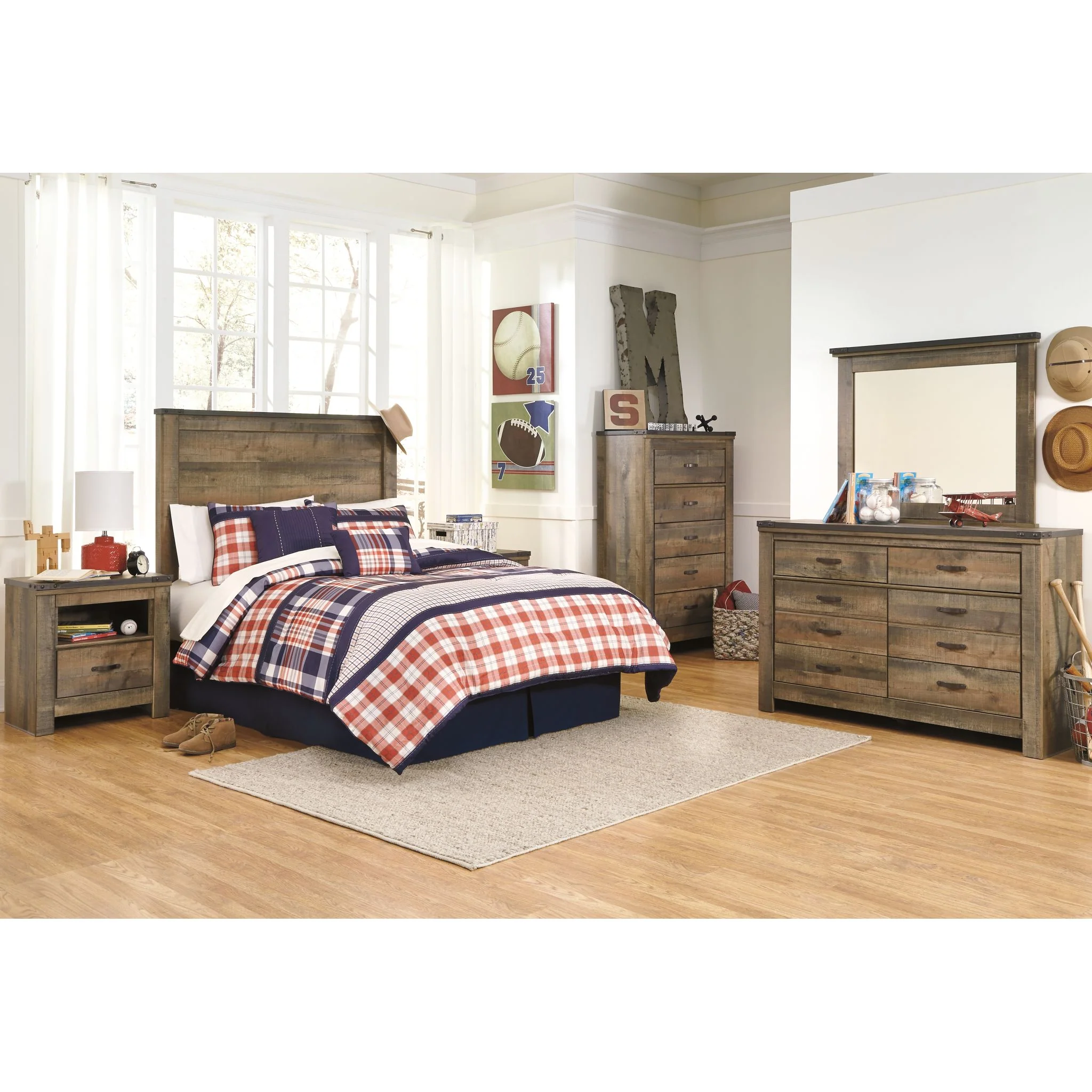 Trinell Nightstand - Rustic - Image 6