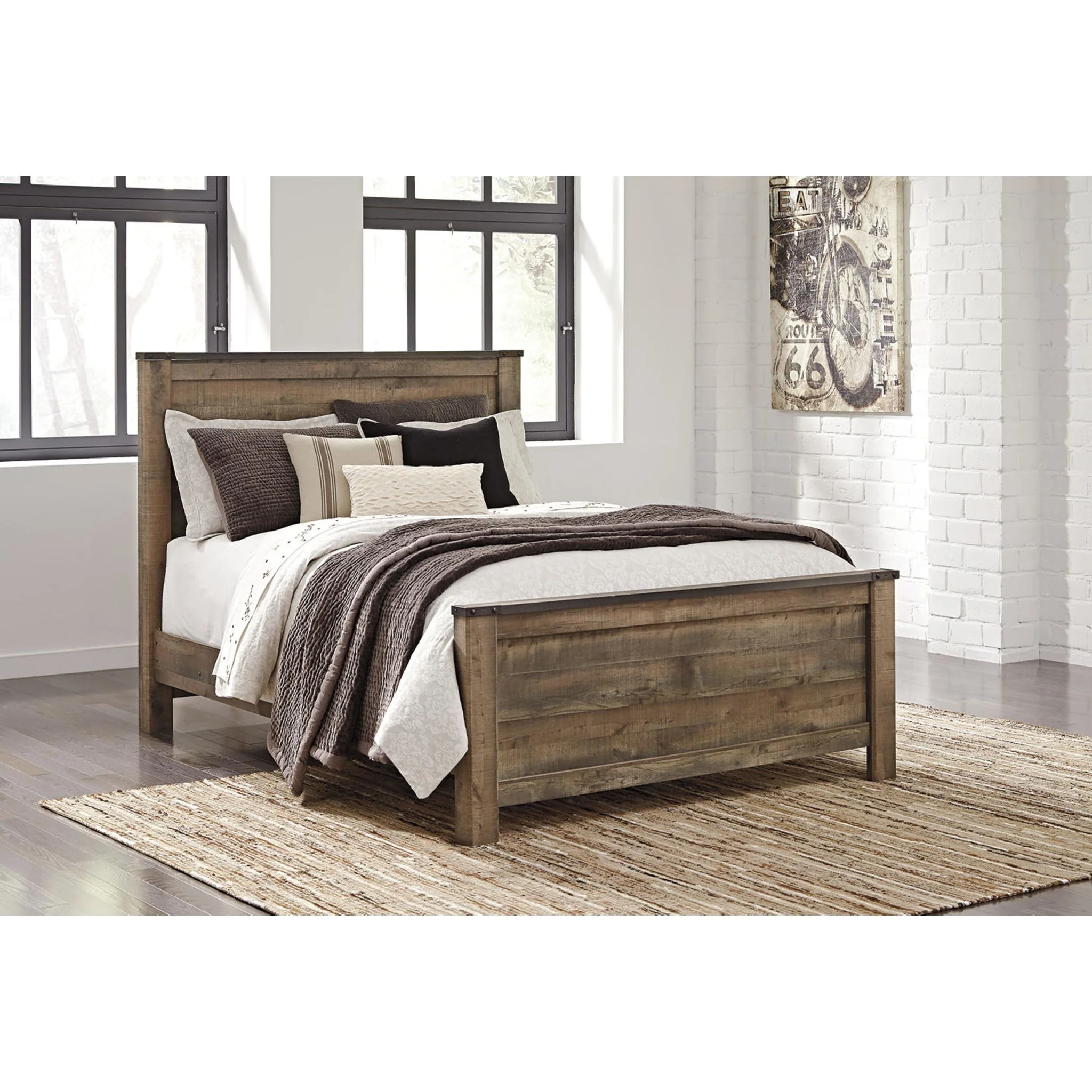 Trinell Panel Bed - Brown - Image 20