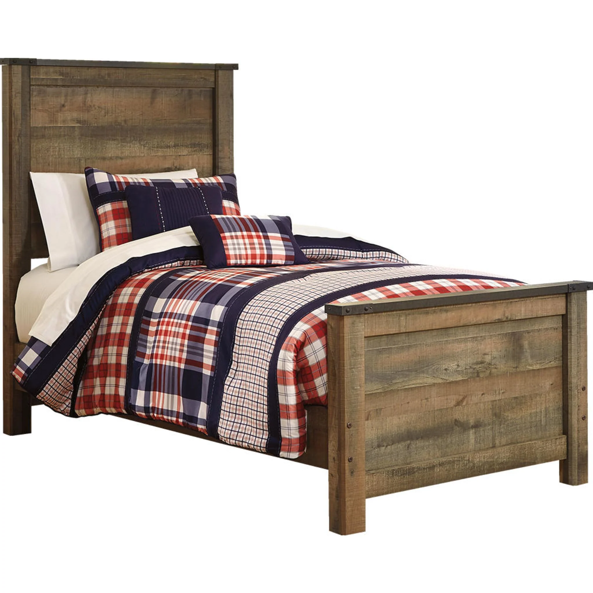 Trinell Panel Bed - Brown - Image 7