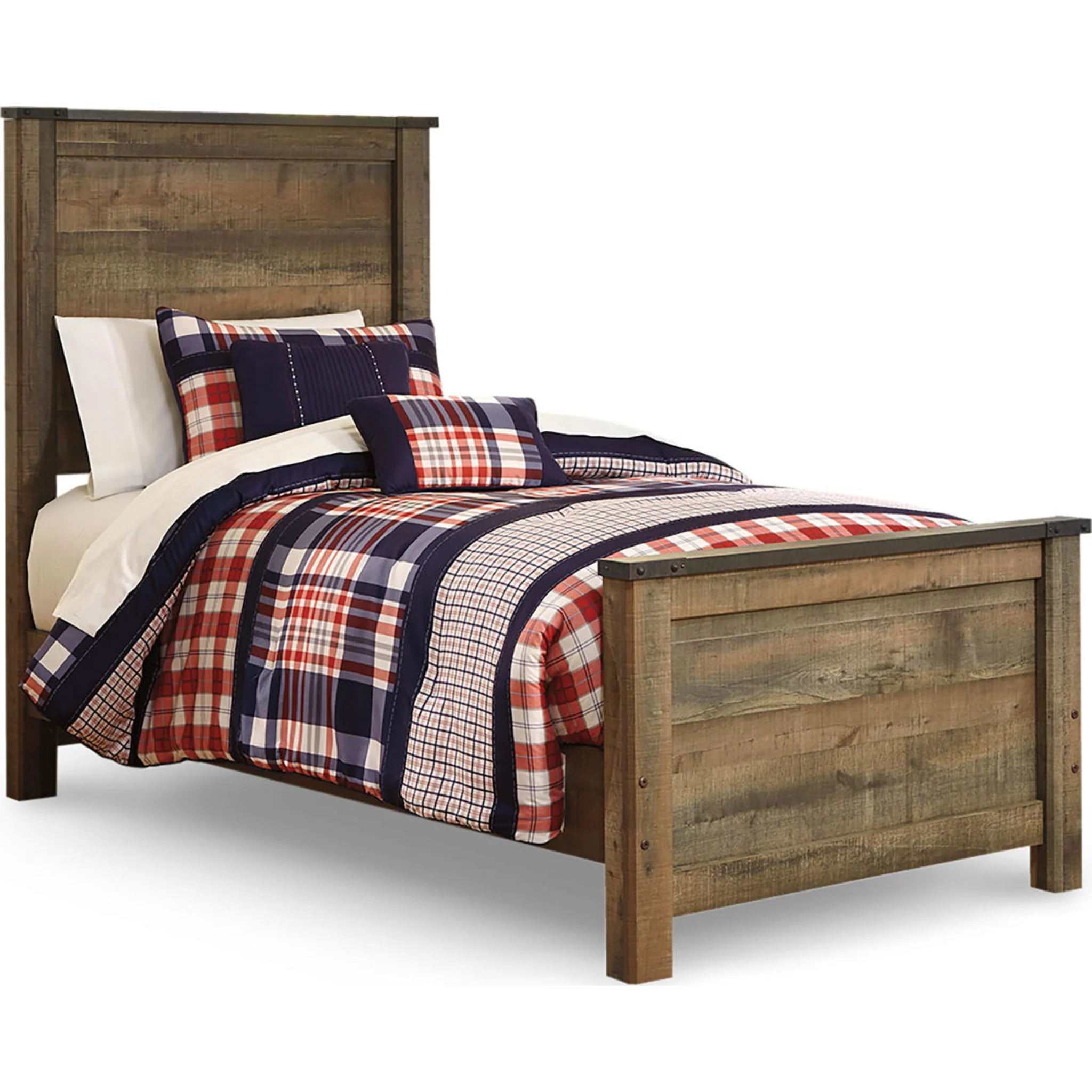 Trinell Panel Bed - Brown - Image 8