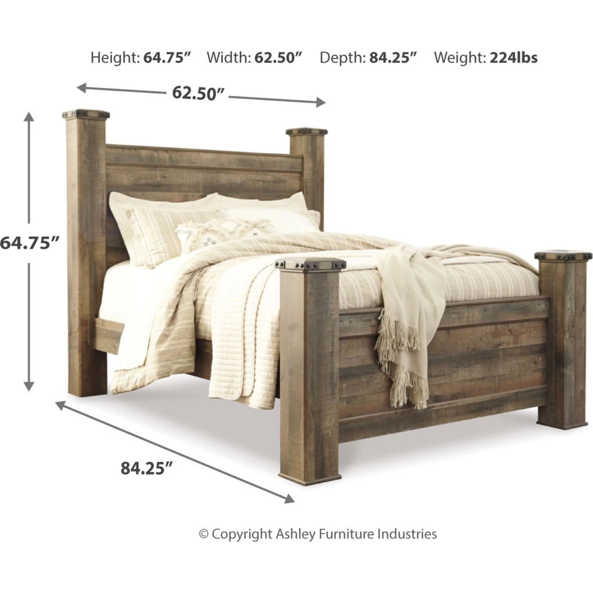 Trinell Poster Bed - Brown - Image 12