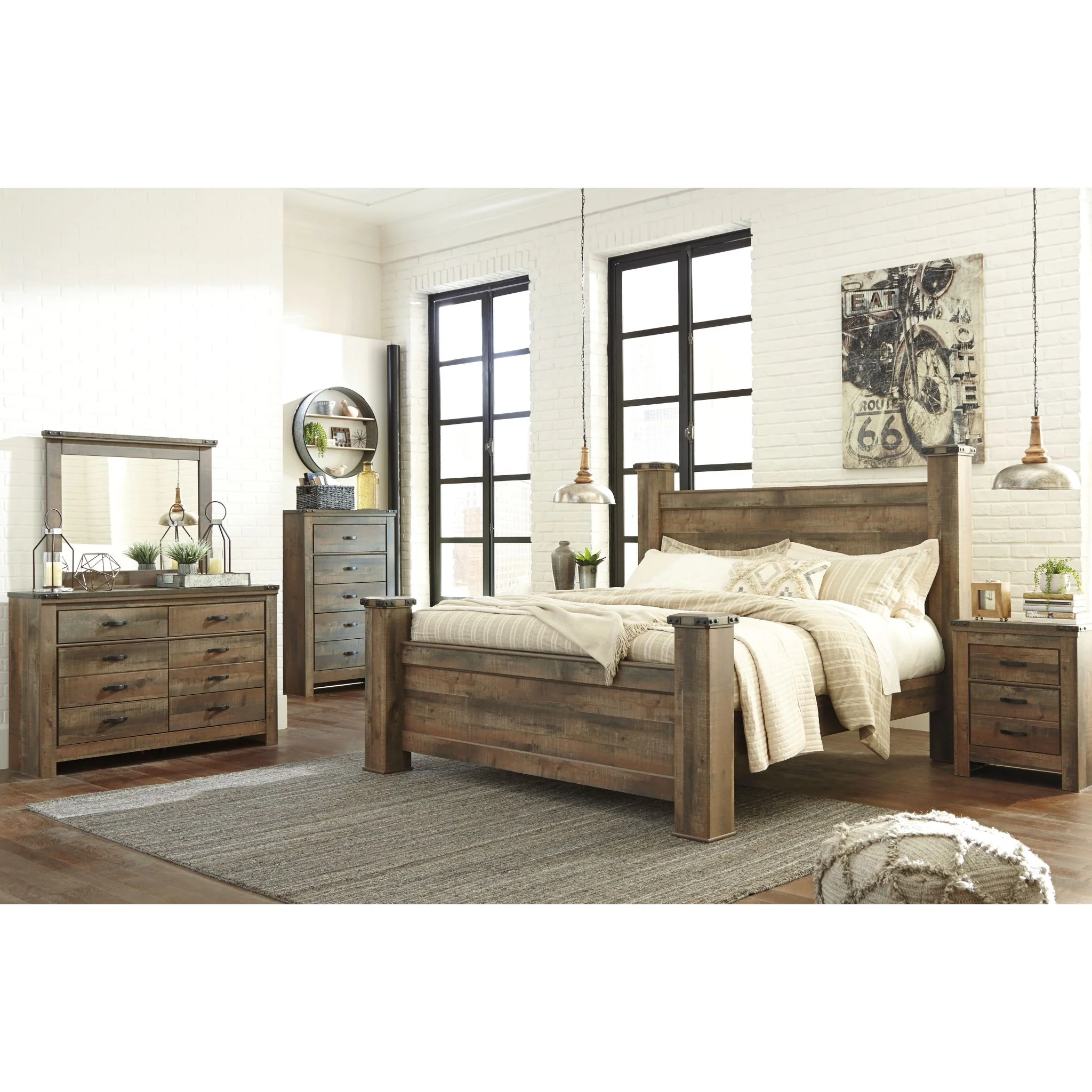 Trinell Poster Bed - Brown - Image 19