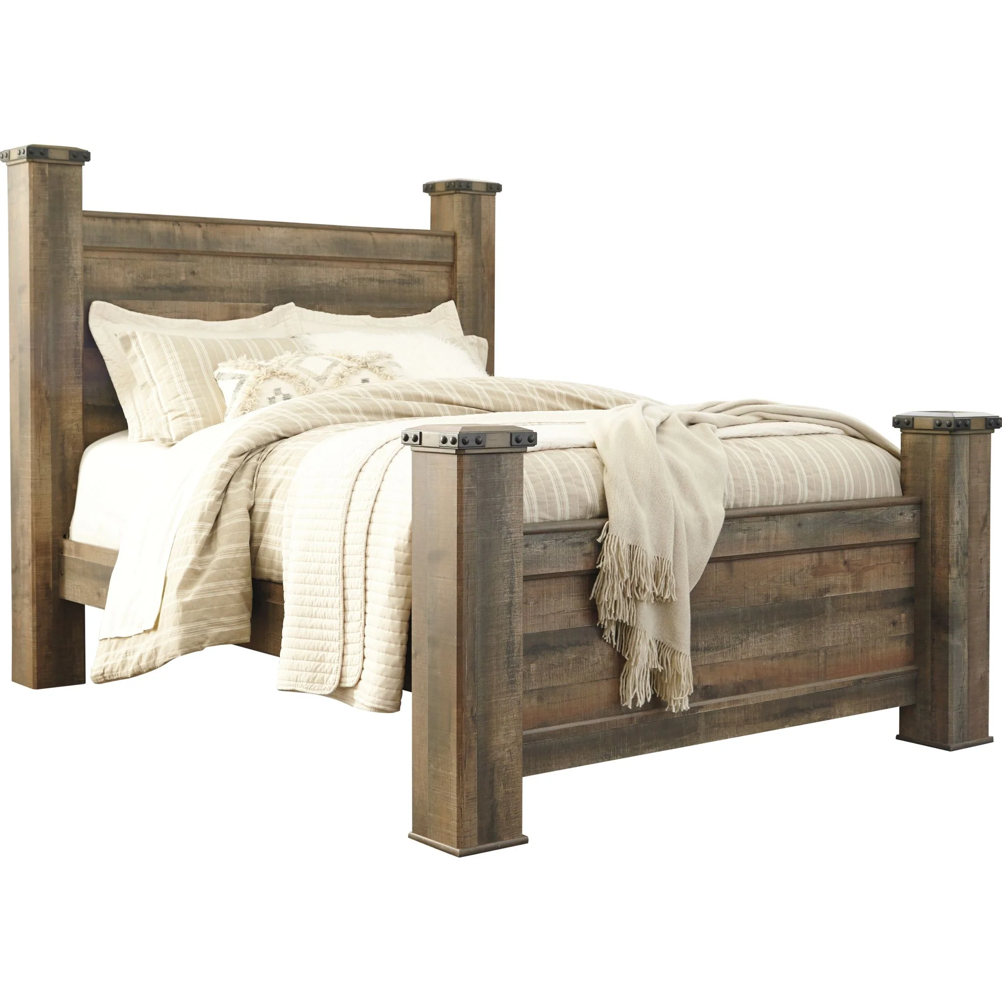 Trinell Poster Bed - Brown - Image 3
