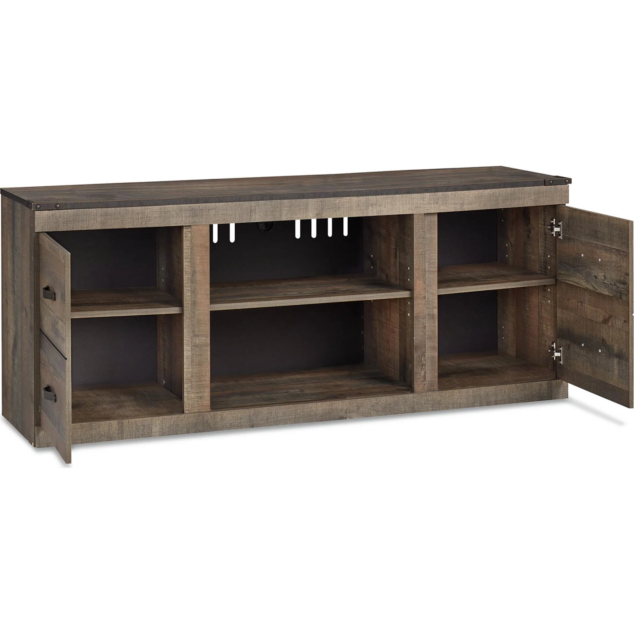 Trinell TV Stand - Brown - Image 4