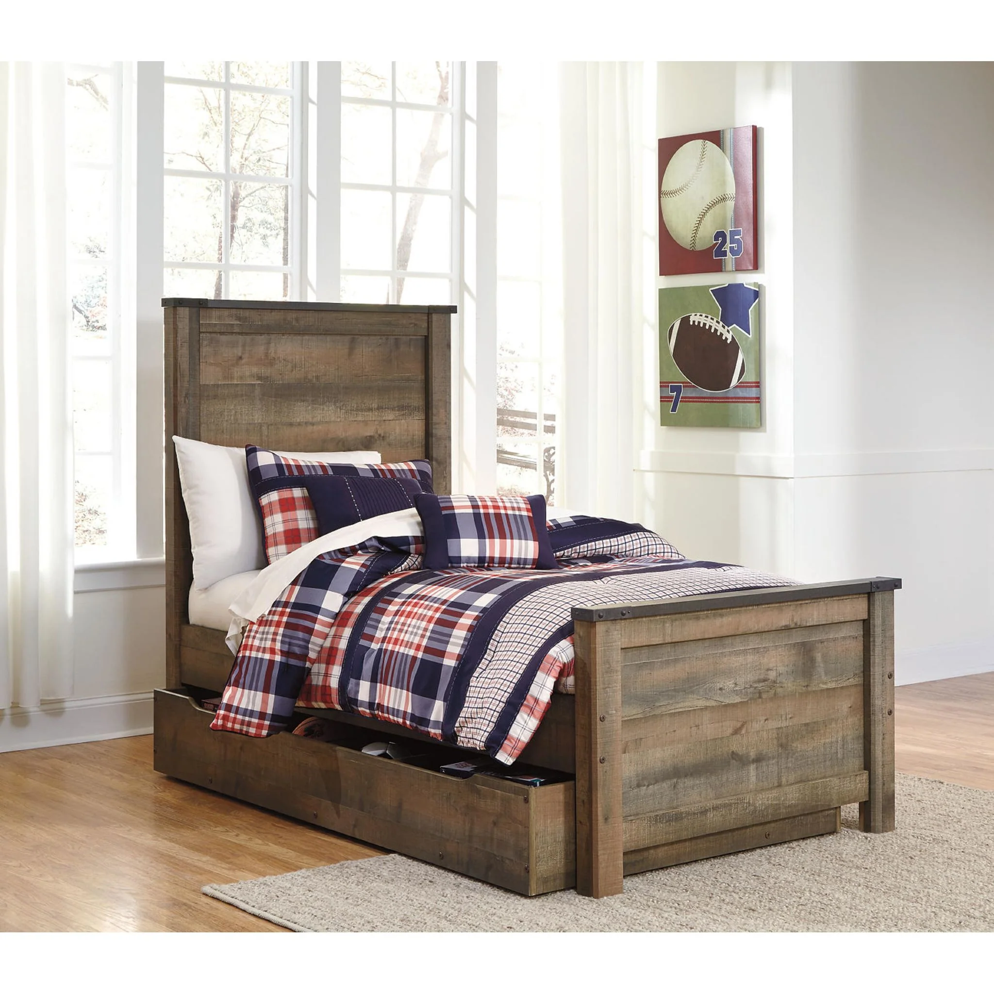 Trinell Twin Bed - Brown - Image 13