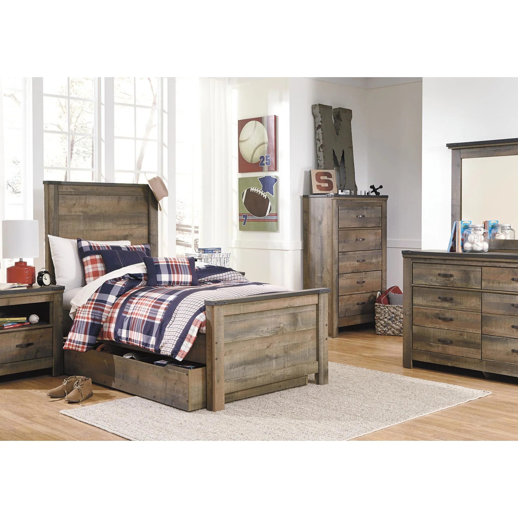 Trinell Twin Bed - Brown - Image 14