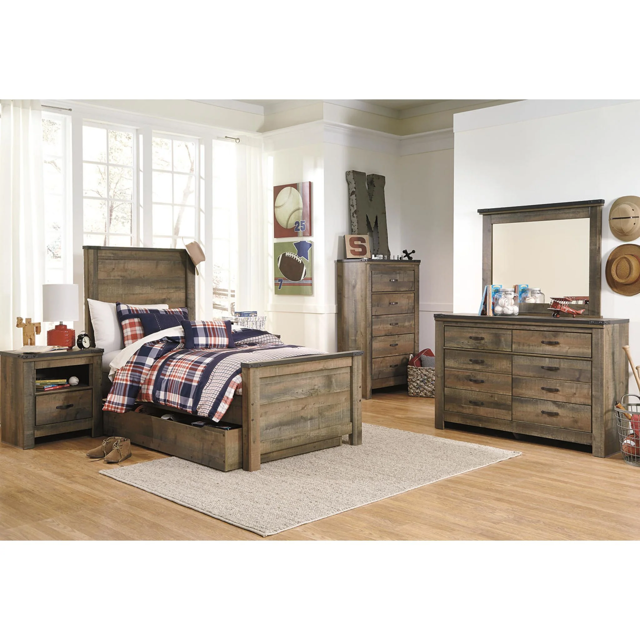 Trinell Twin Bed - Brown - Image 7