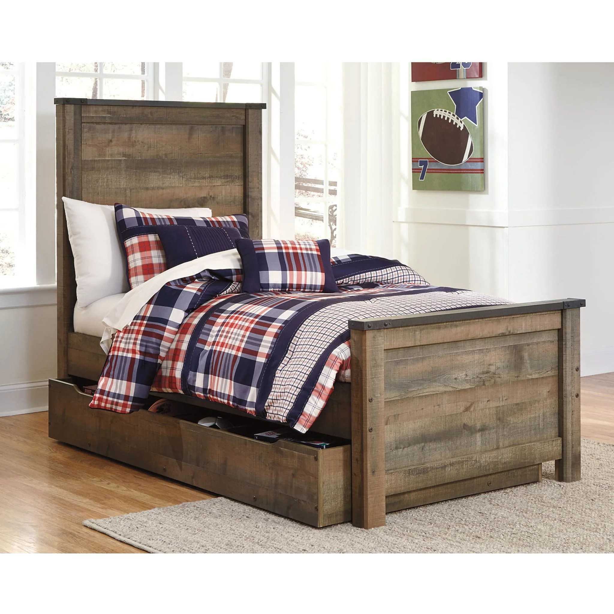 Trinell Twin Bed - Brown - Image 9