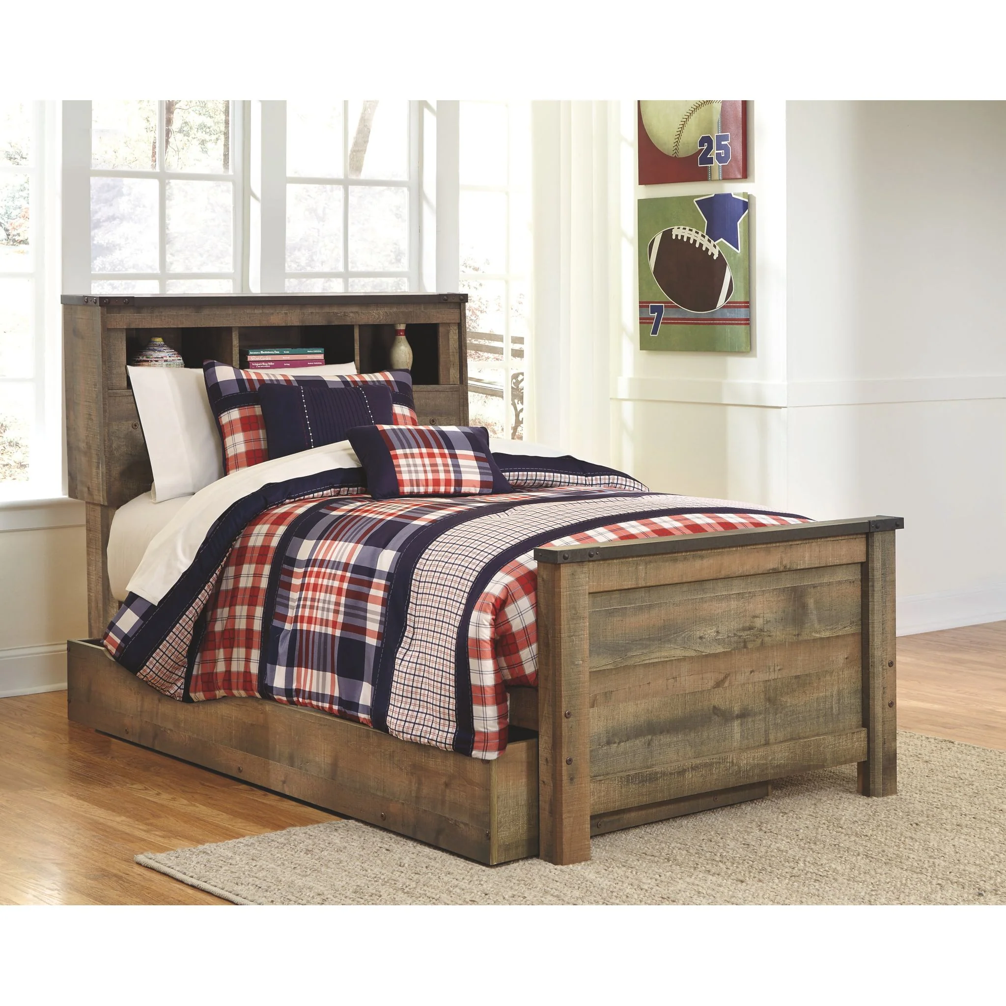 Trinell Twin Bed - Brown - Image 2