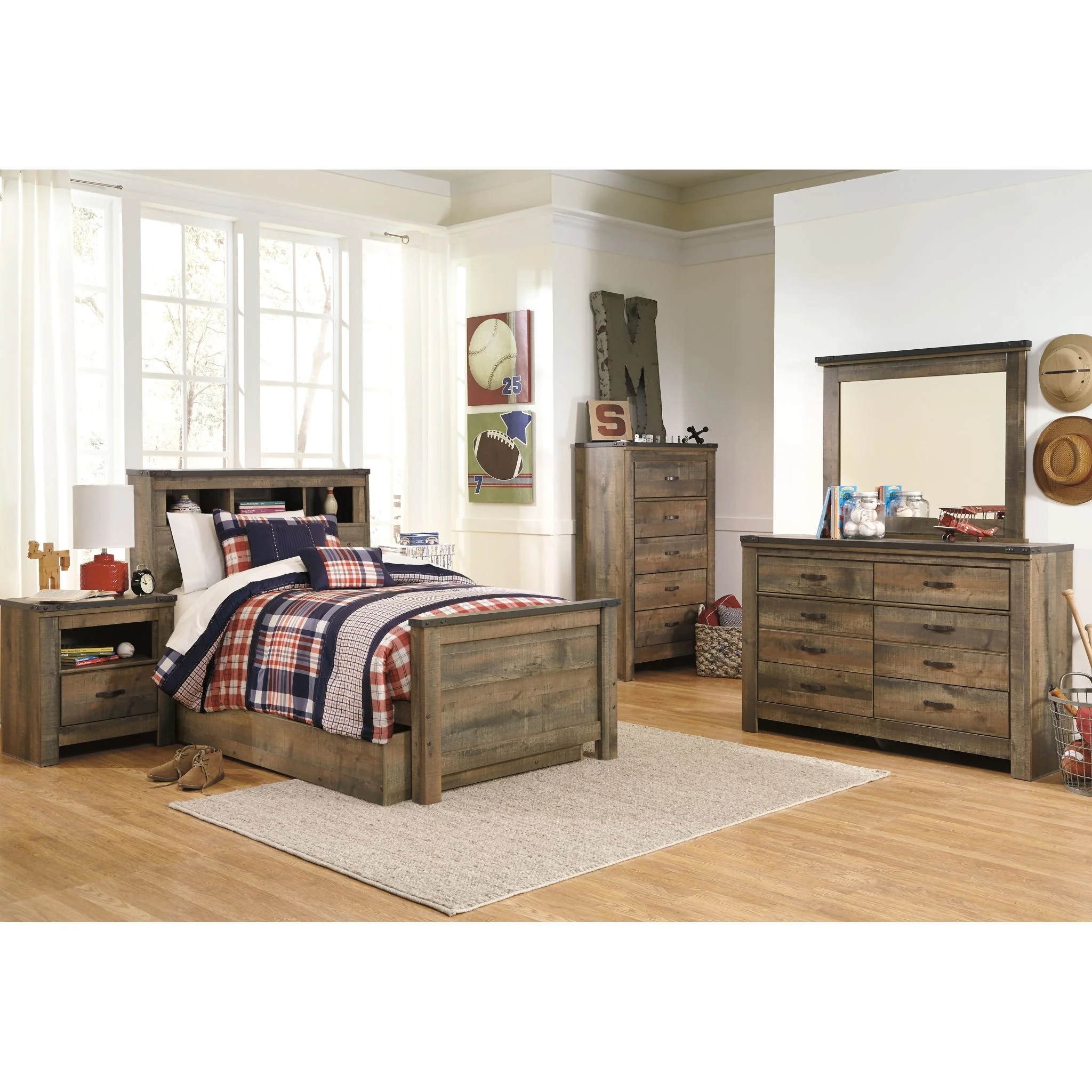 Trinell Twin Bed - Brown - Image 5