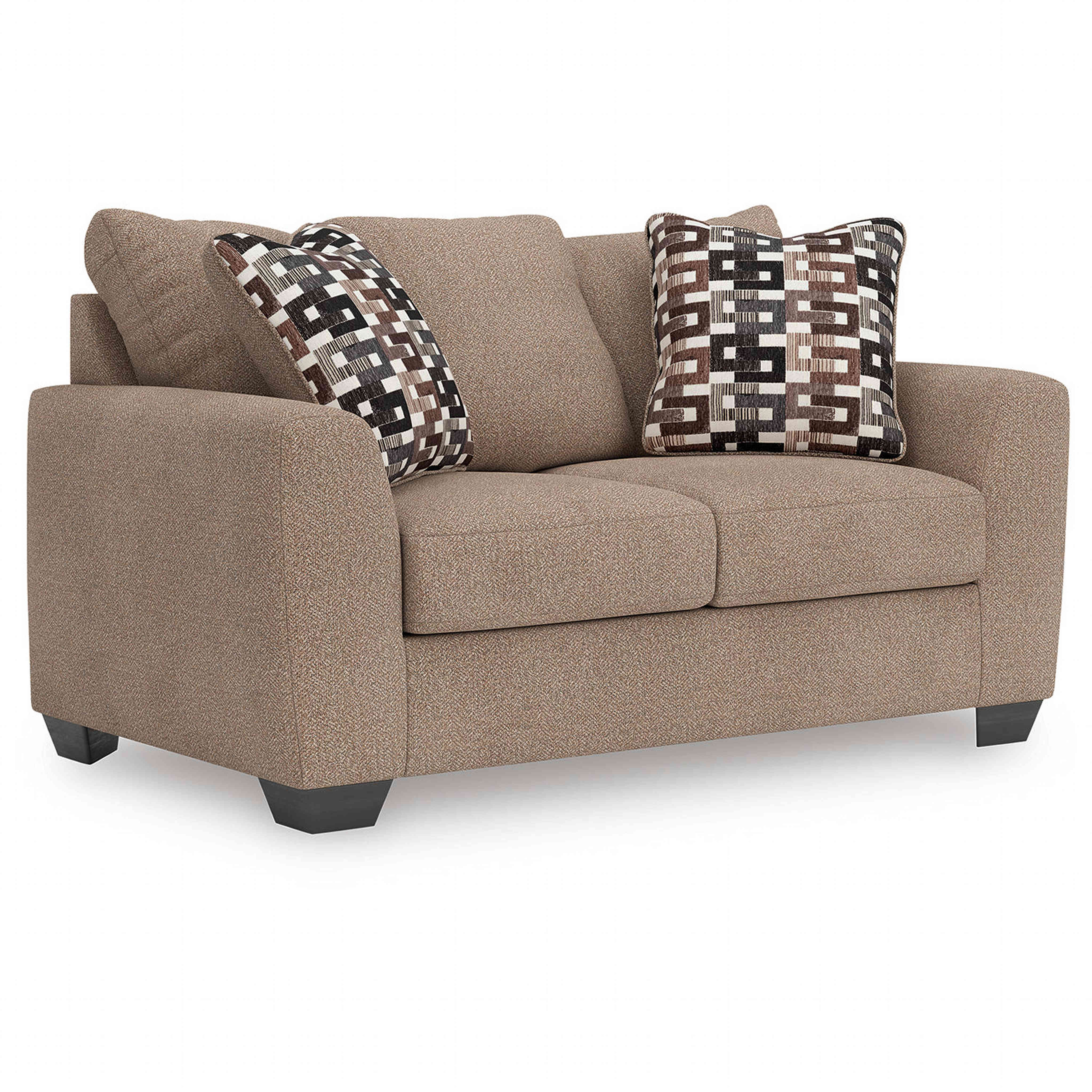 Triston-Peaks Loveseat - Suede - Image 3