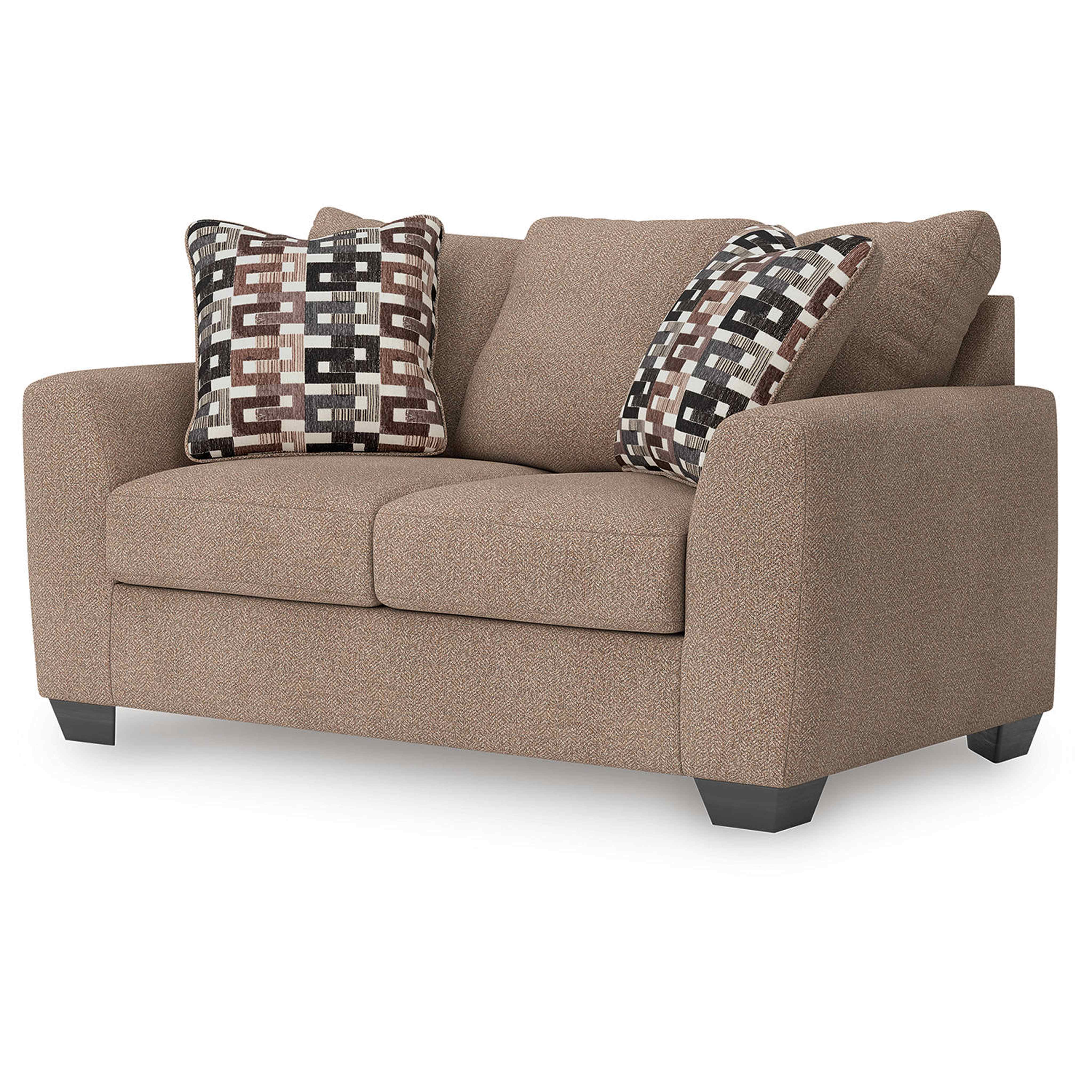 Triston-Peaks Loveseat - Suede - Image 4