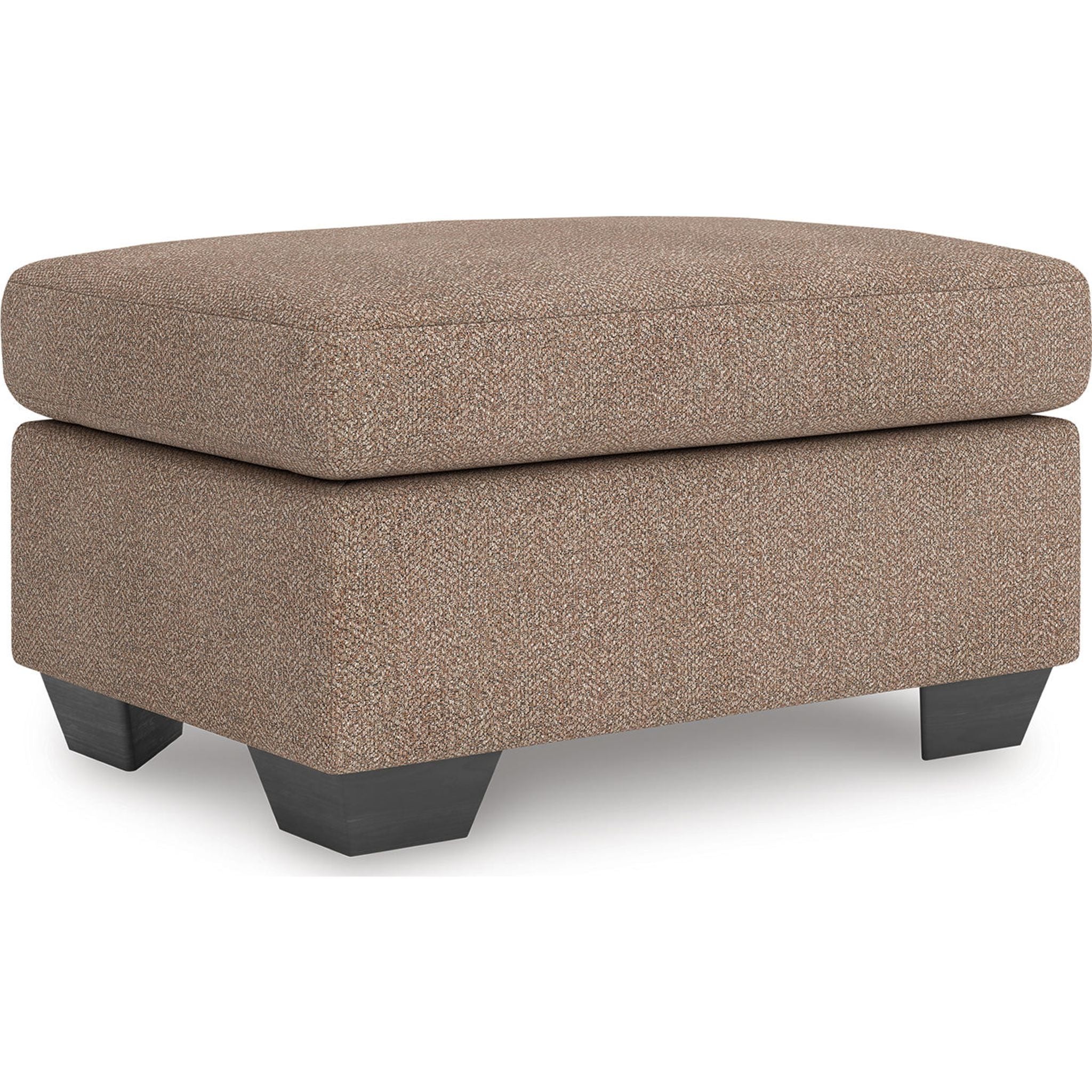 Triston-Peaks Ottoman - Suede