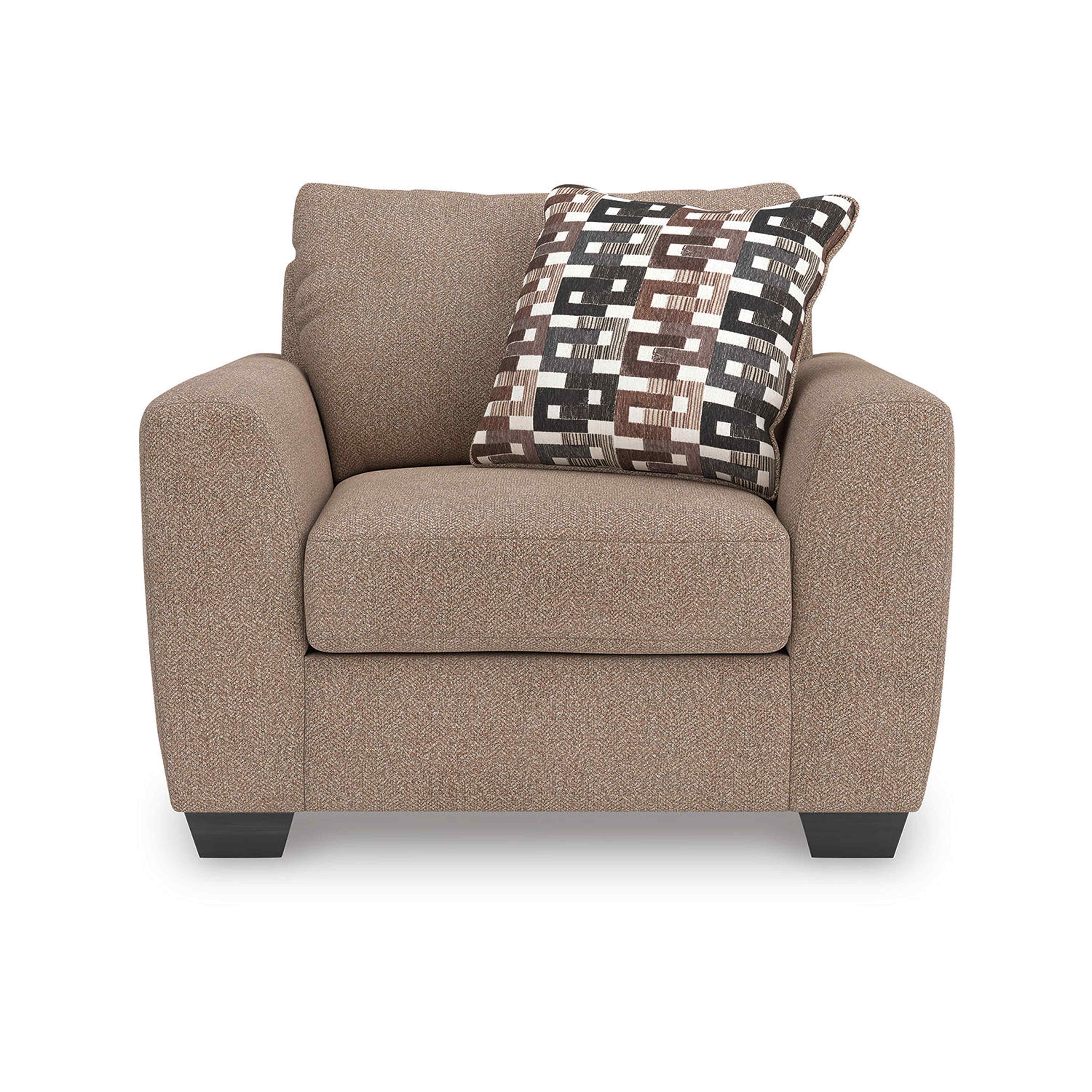 Triston-Peaks Oversized Chair - Suede - Image 5