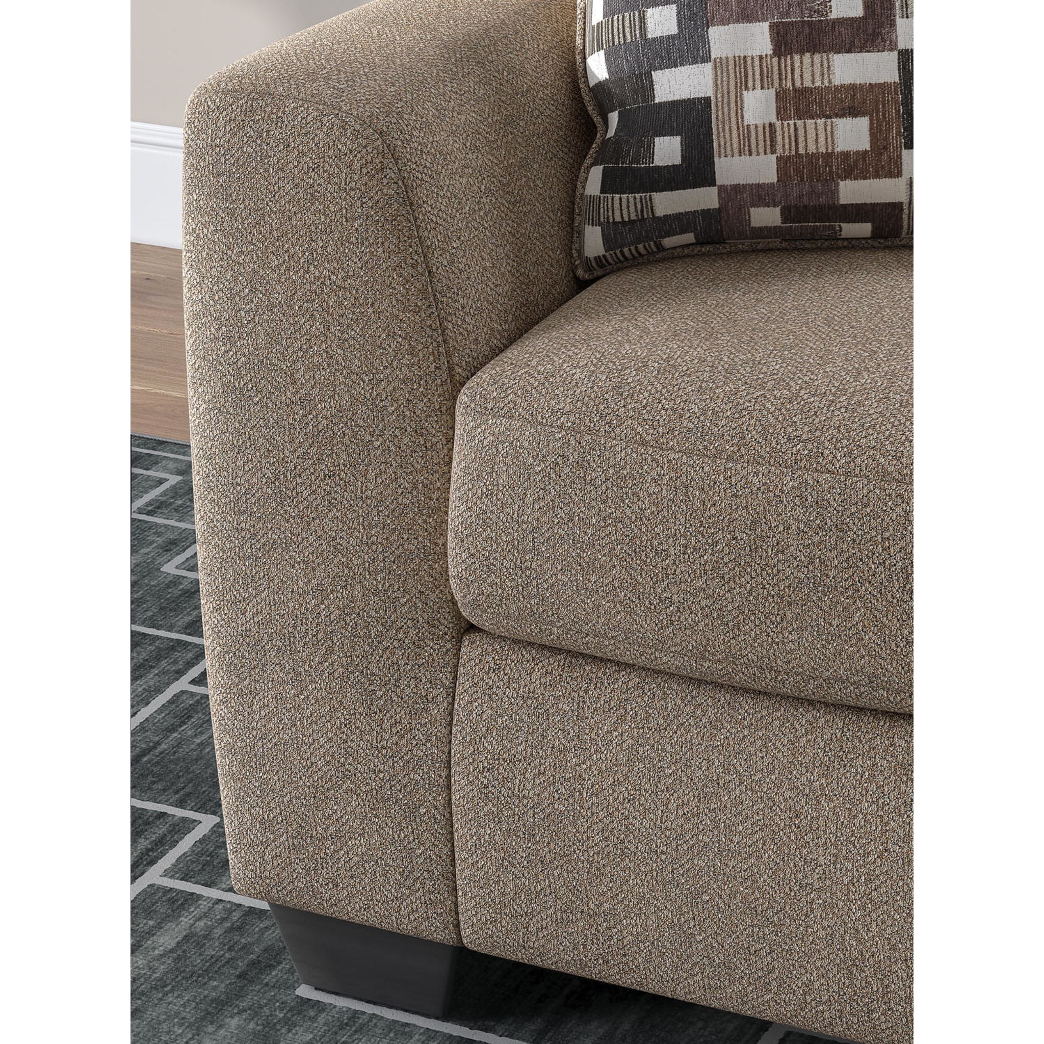 Triston-Peaks Oversized Chair - Suede - Image 8