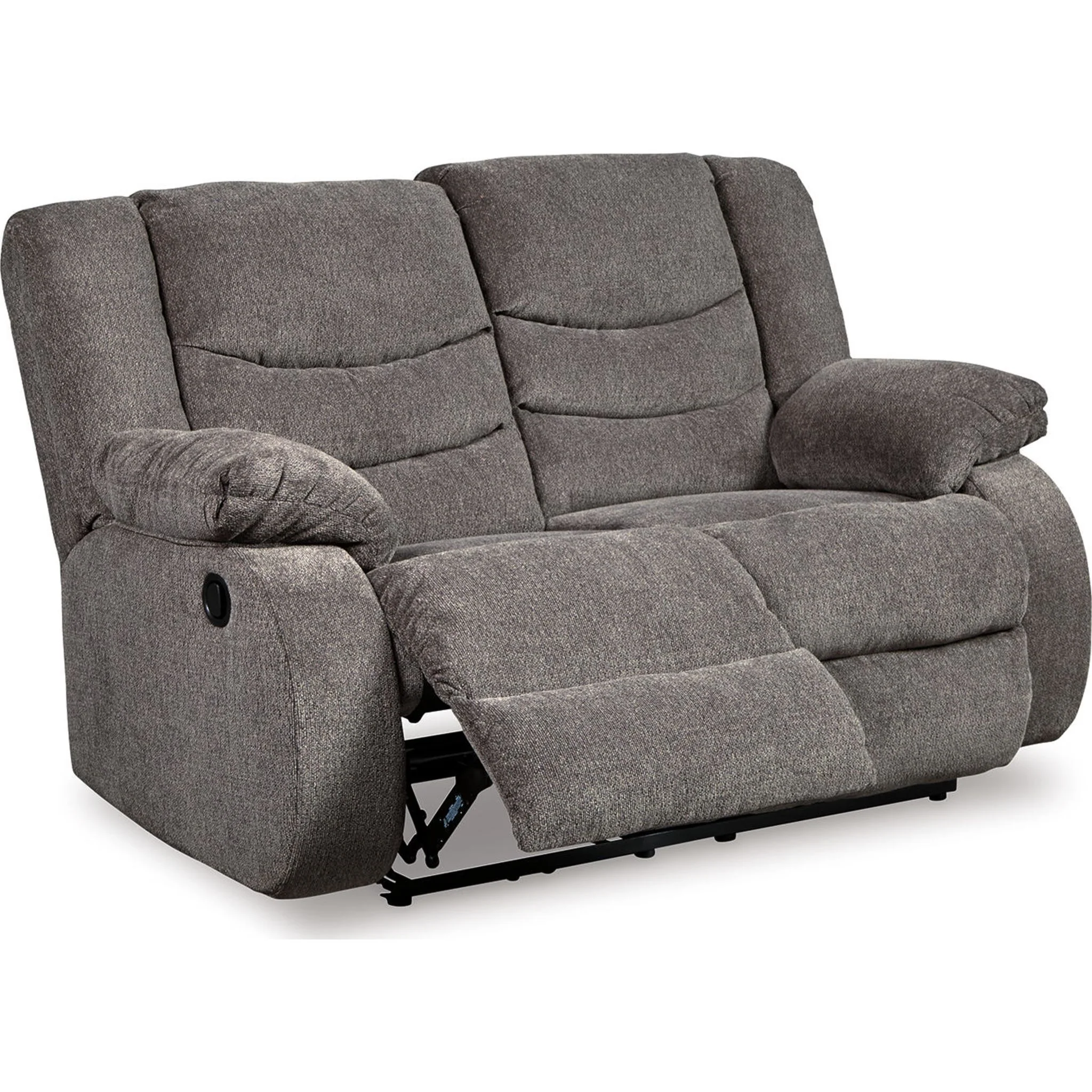 Tulen Reclining Loveseat - Gray - Image 5