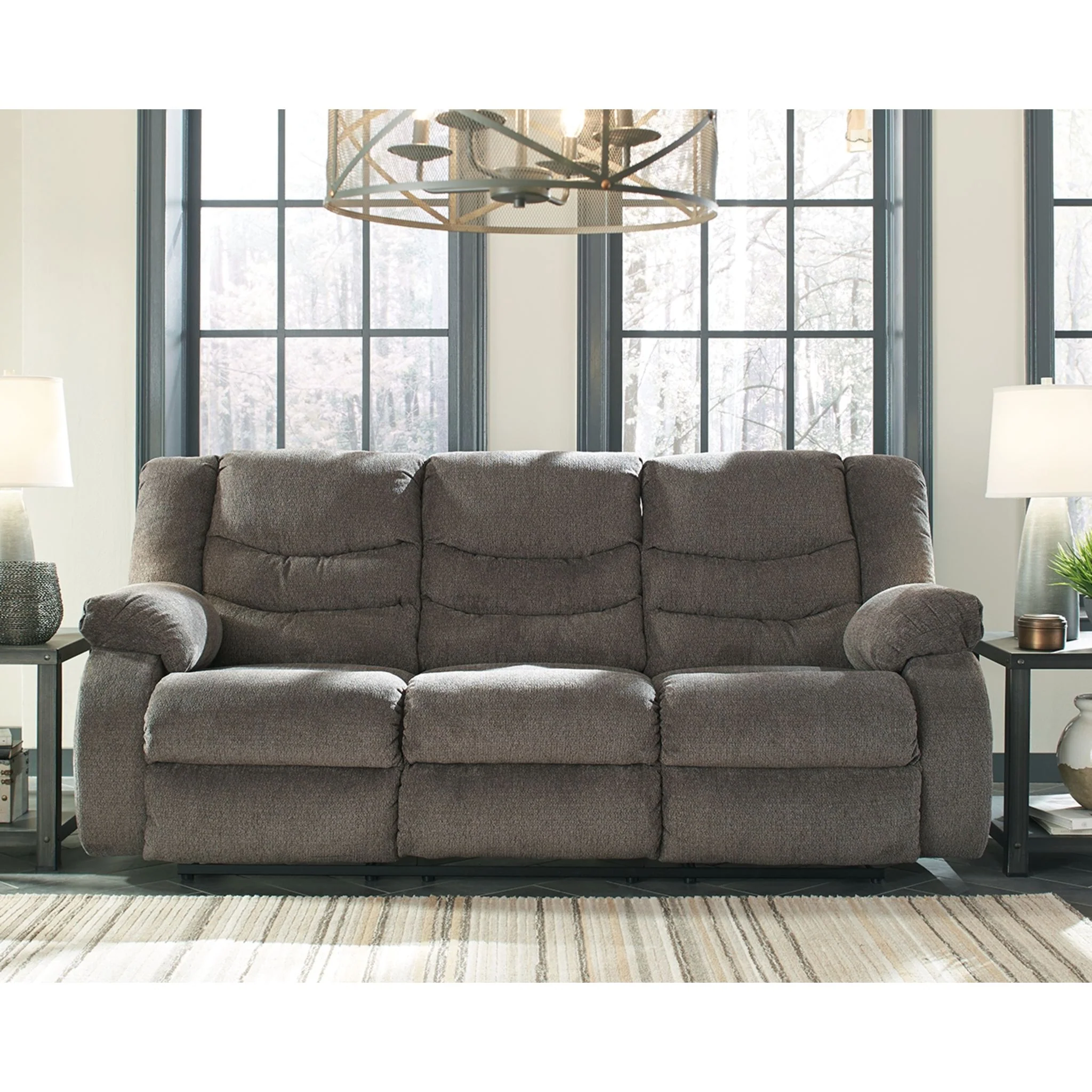 Tulen Reclining Sofa - Gray - Image 2
