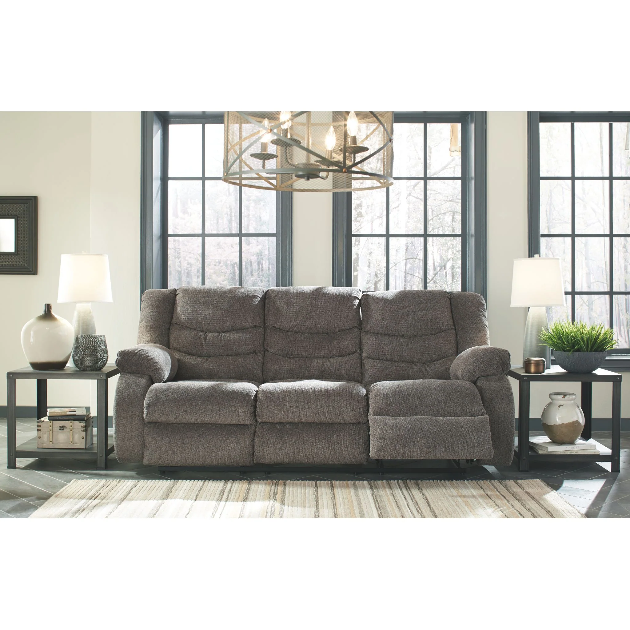 Tulen Reclining Sofa - Gray - Image 3