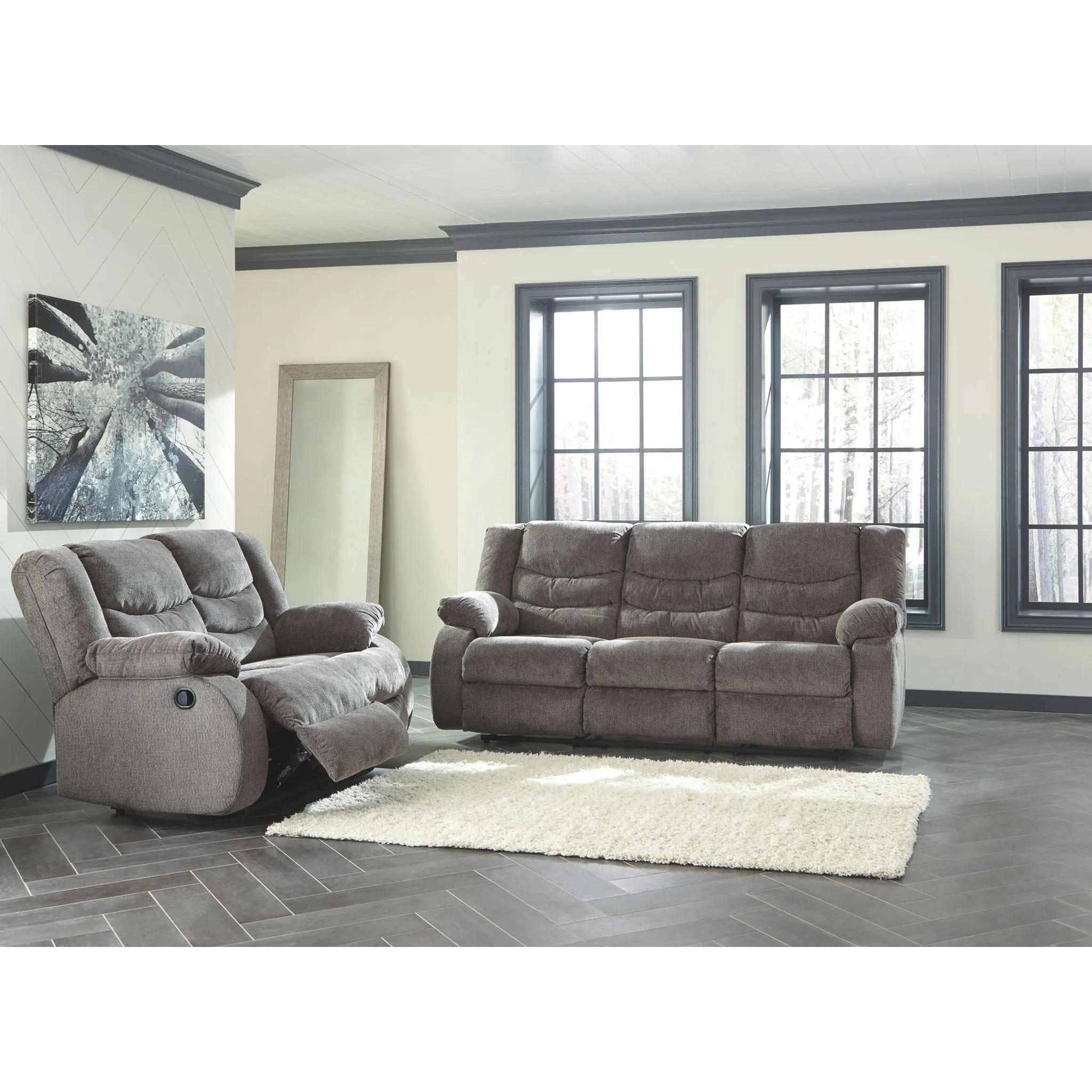 Tulen Reclining Sofa - Gray - Image 5