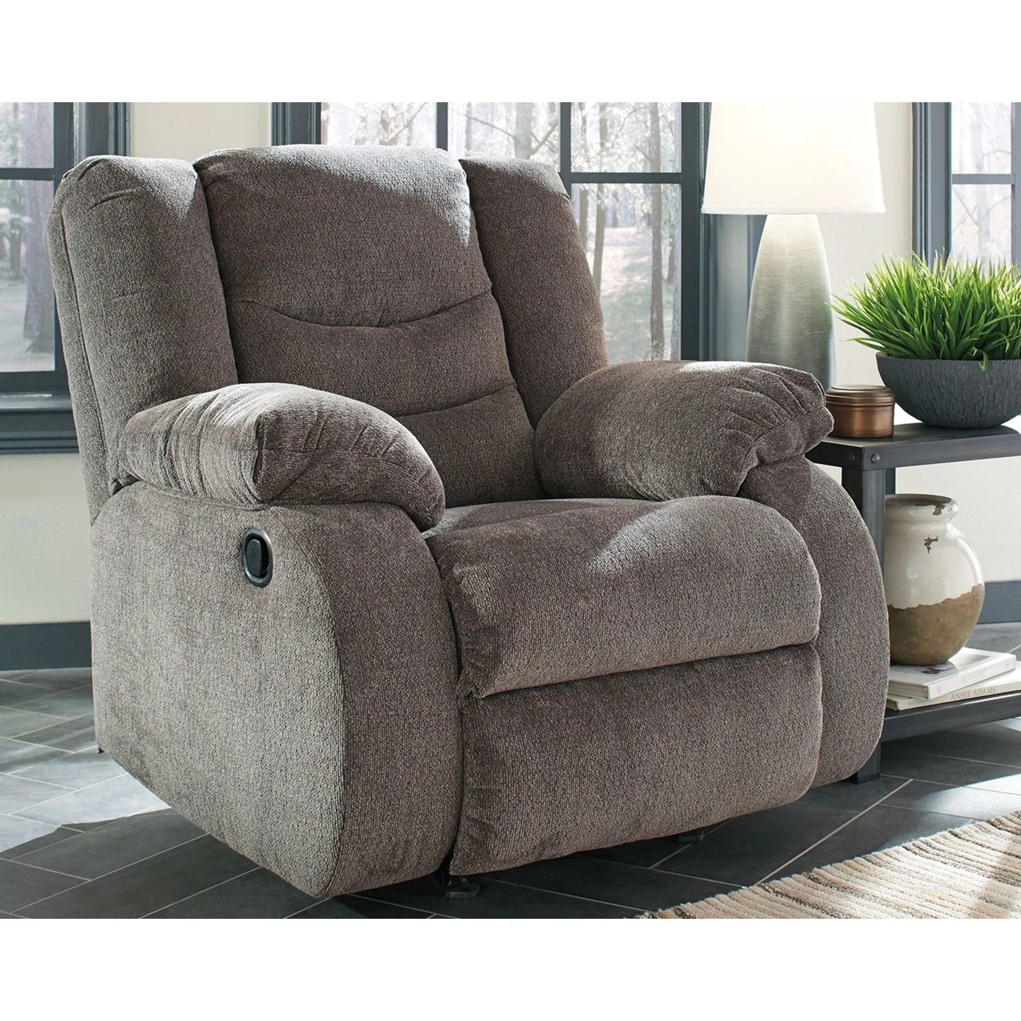 Tulen Rocker Recliner - Gray - Image 2