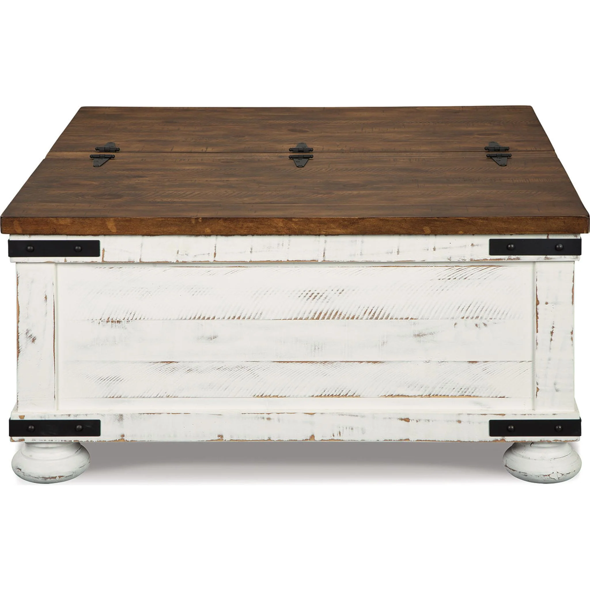 Turnbridge Wells Coffee Table - White/Brown - Image 12