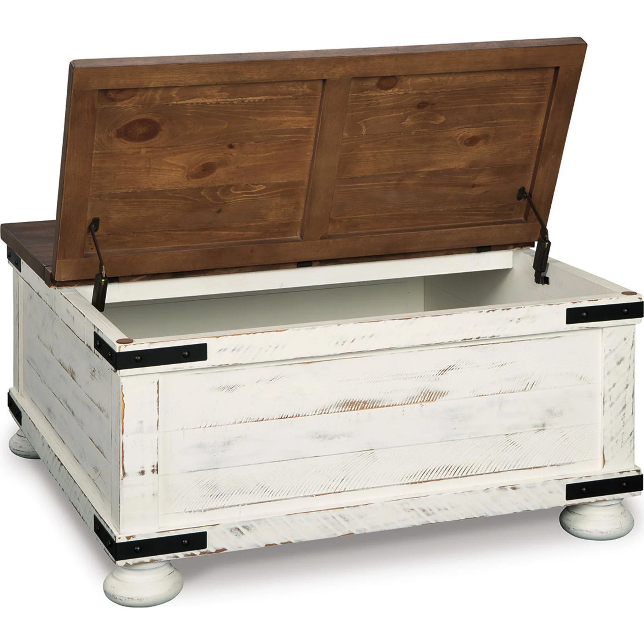 Turnbridge Wells Coffee Table - White/Brown - Image 14